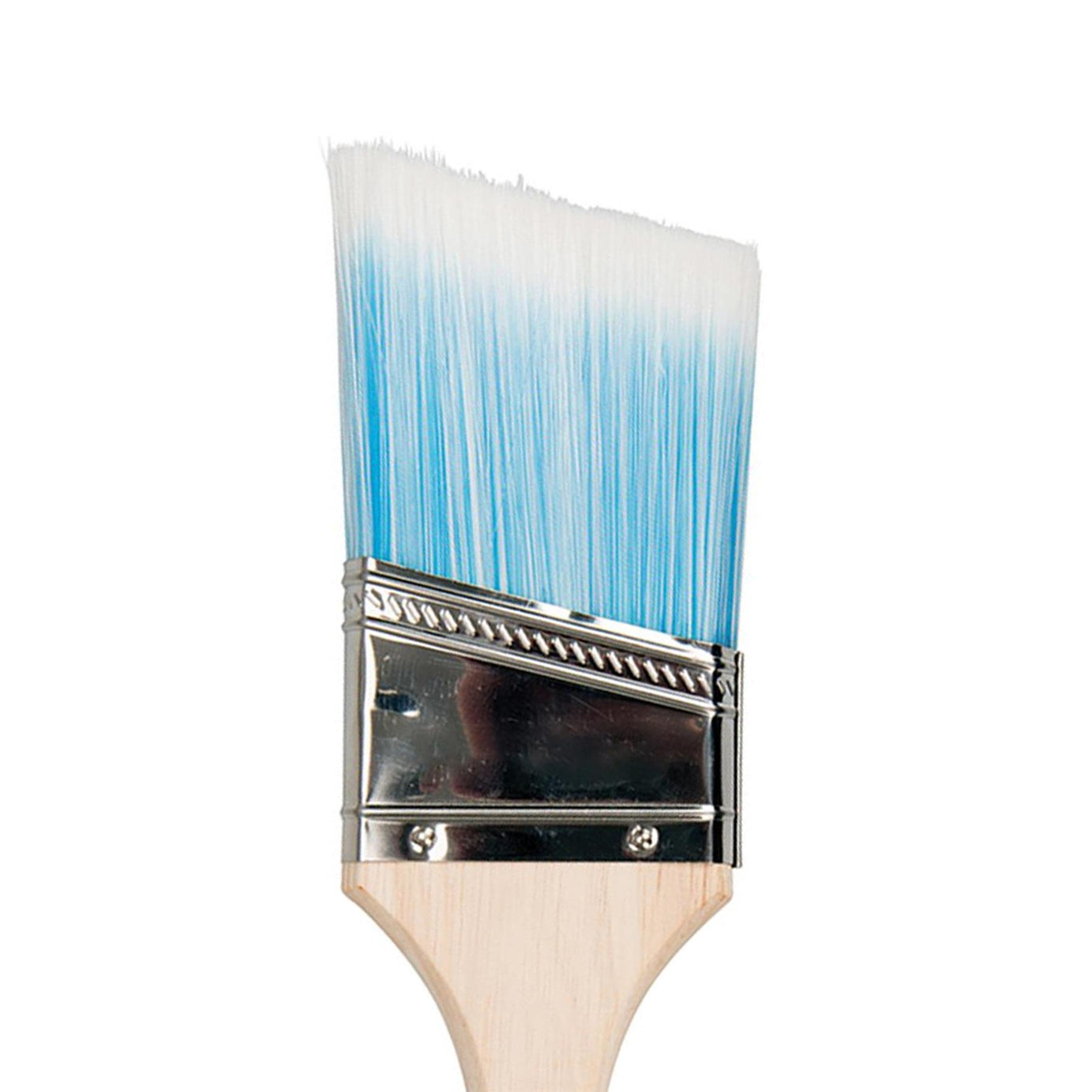 2 x Quality 65mm 2 Synthetic Cutting In Angled Paint Brush Precision Edging