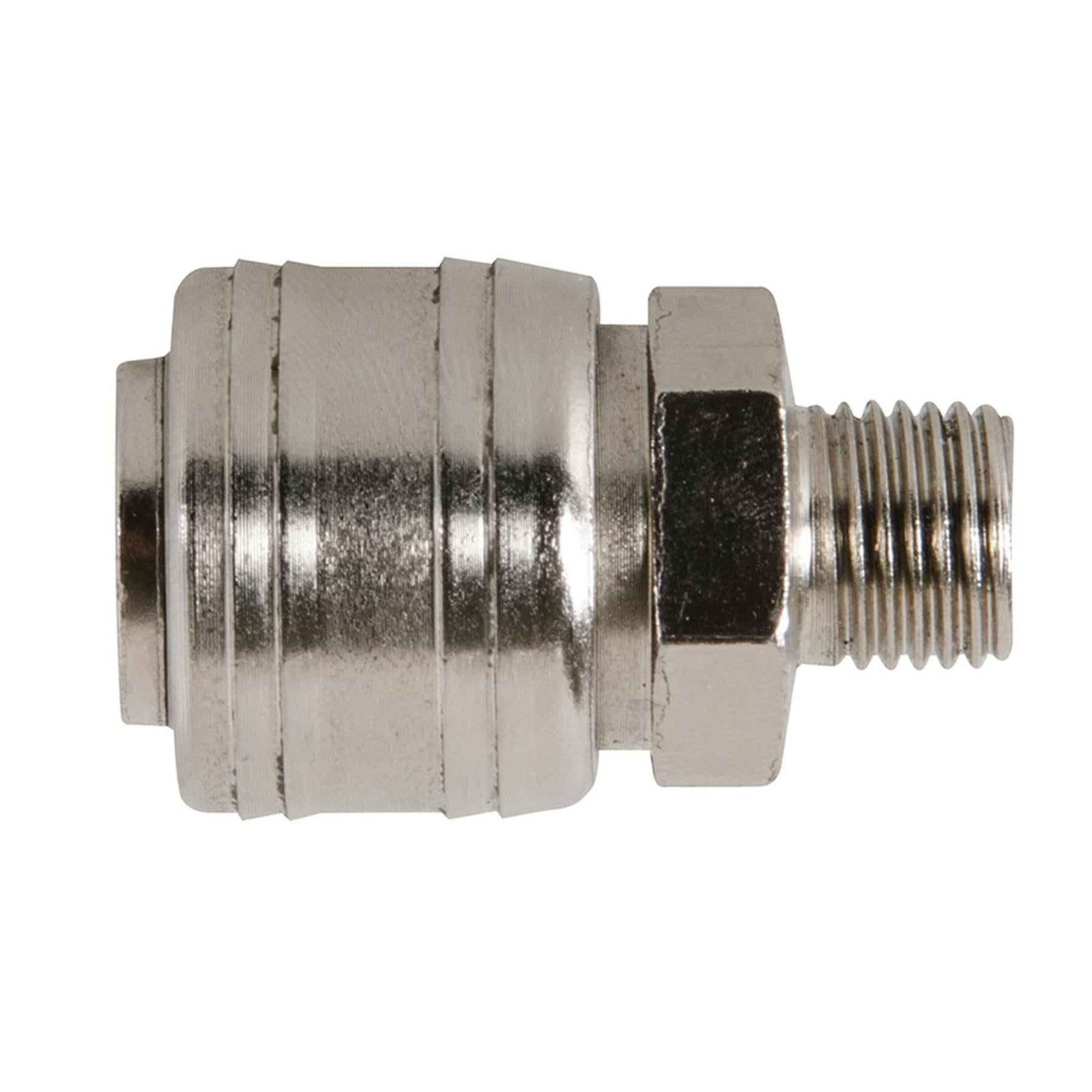 Euro Air Line Fitting Quick Release For Compressor Hose 1/4" BSP Male Thread