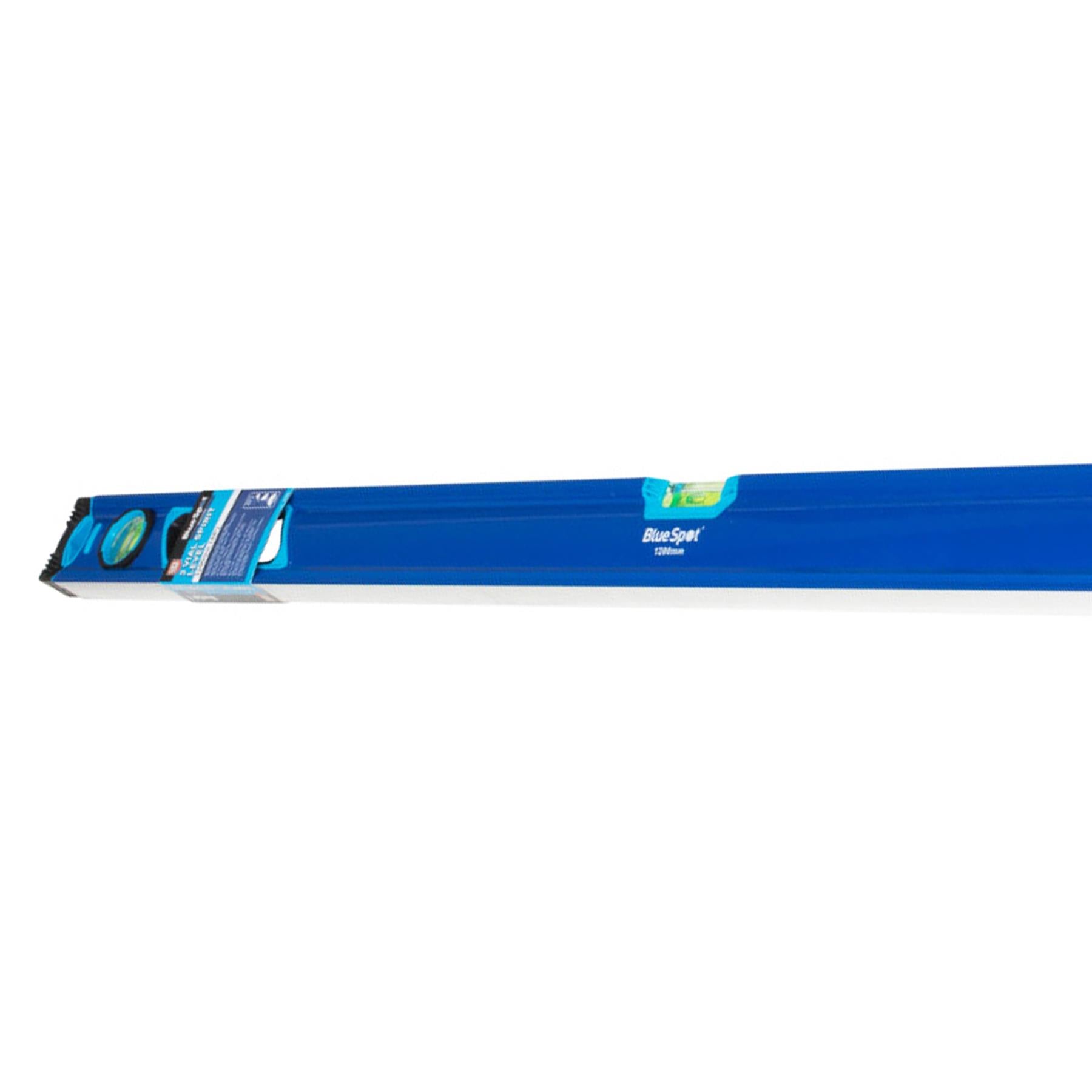 BlueSpot Spirit Level 1200mm 4Ft 48in 120cm 3 Vial Shockproof Levels