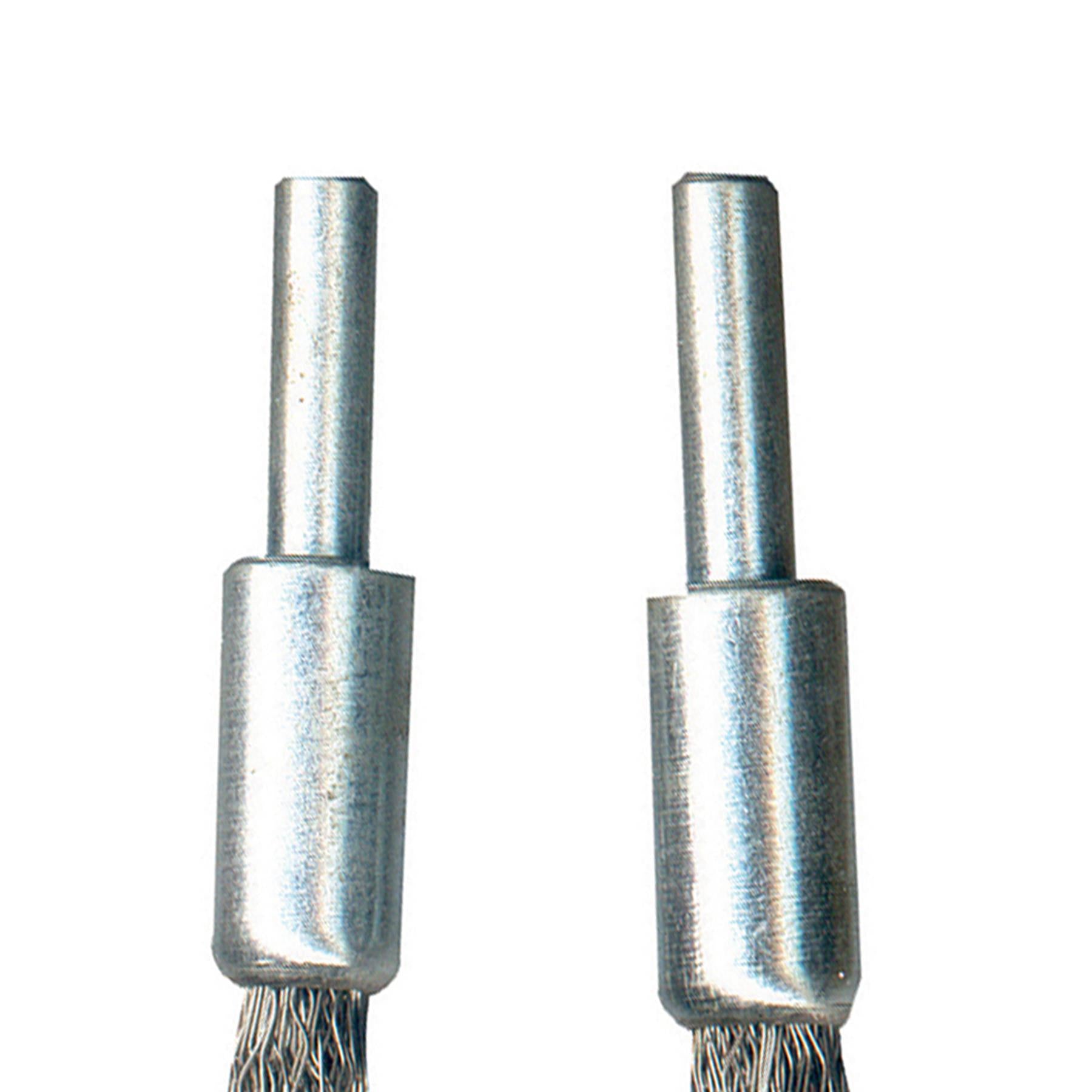 Steel De-Carb Brush Set 2Pk 6mm Shank For The Removal Of Carbon Deposits