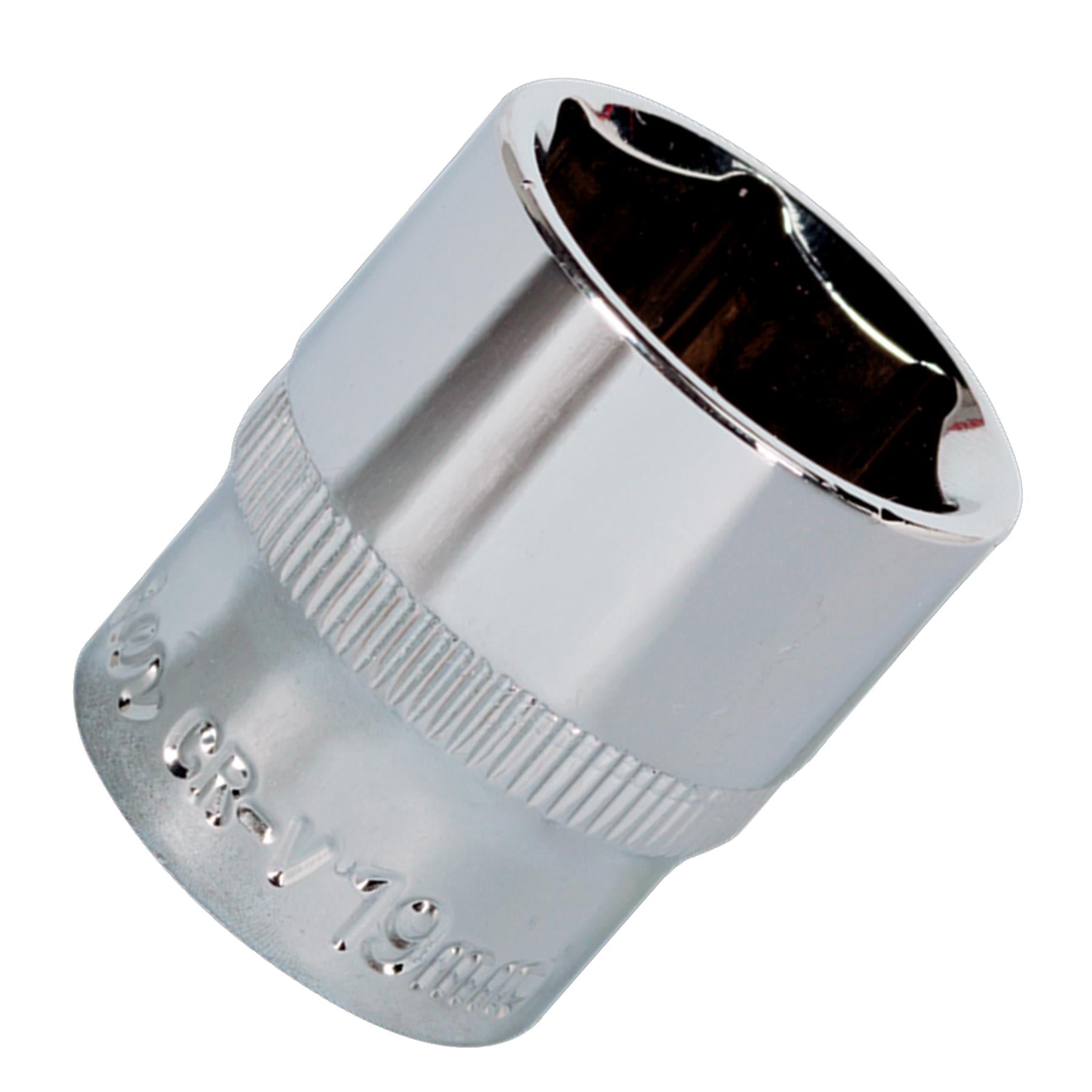 Sealey WallDrive Socket 19mm 3/8"Sq Drive Fully Polished