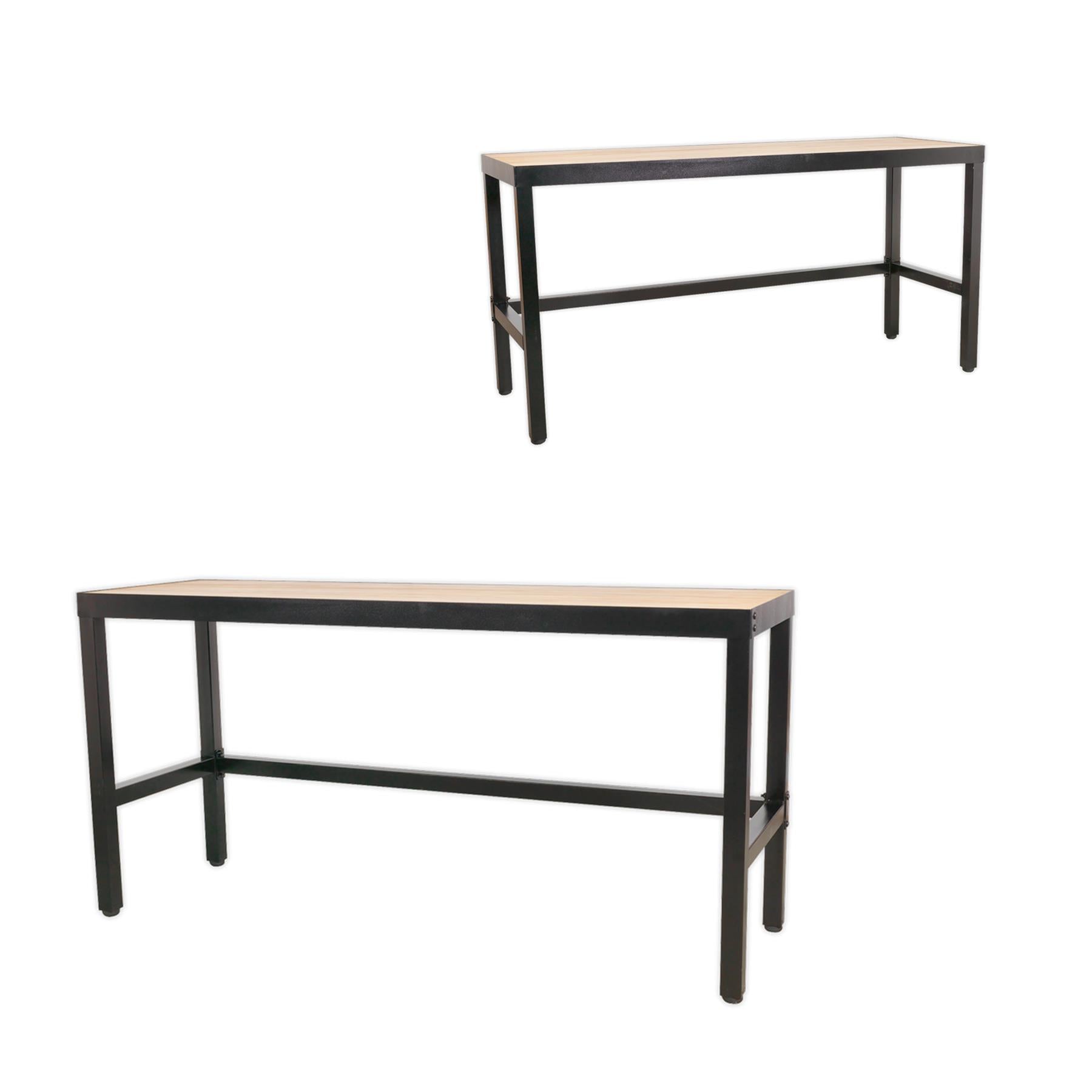 Sealey Workbench 1.8m Steel with 25mm MDF Top Powder Coated Steel Frame