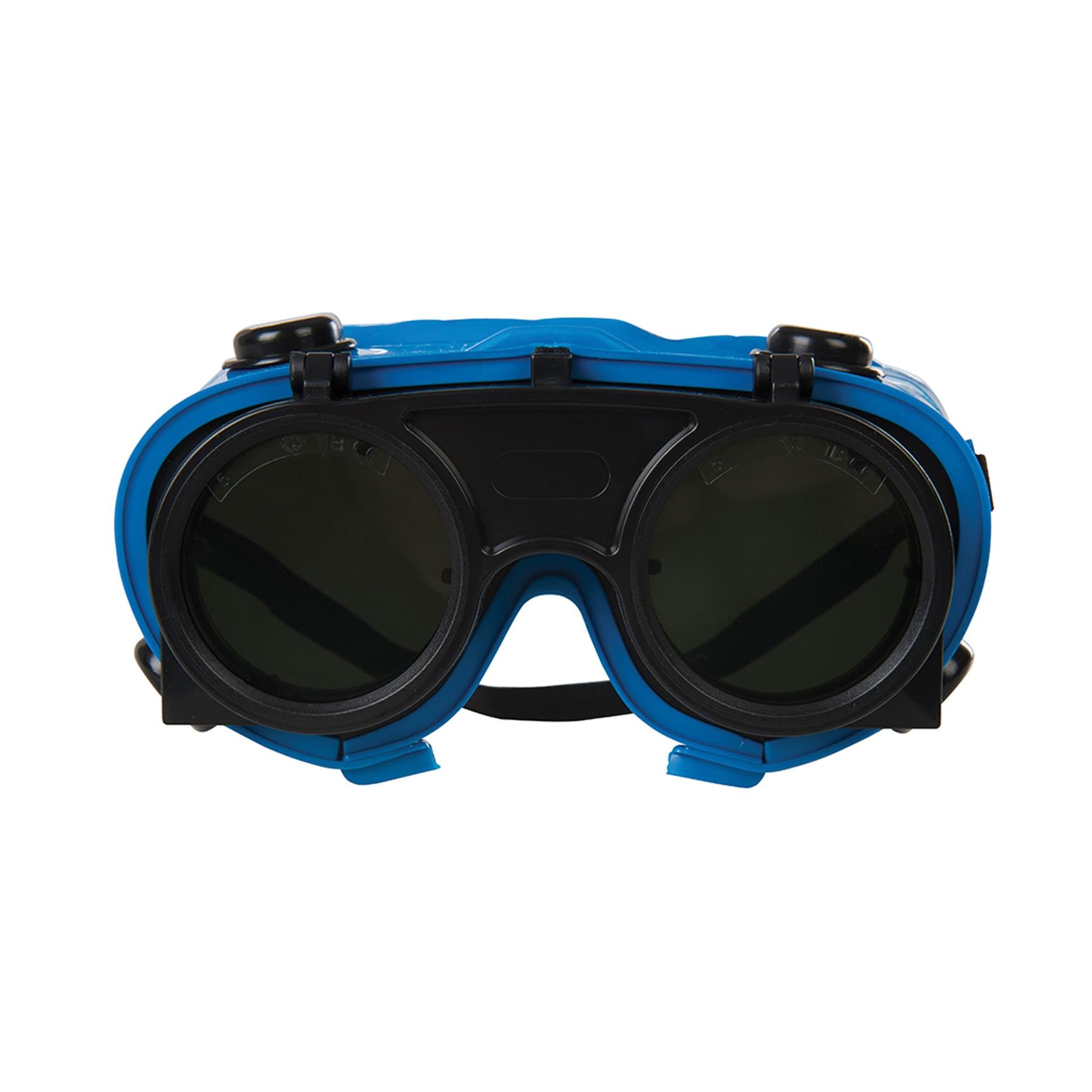 Welding Goggles Clear / No. 5 Green Clear Polycarbonate Safety Lens New