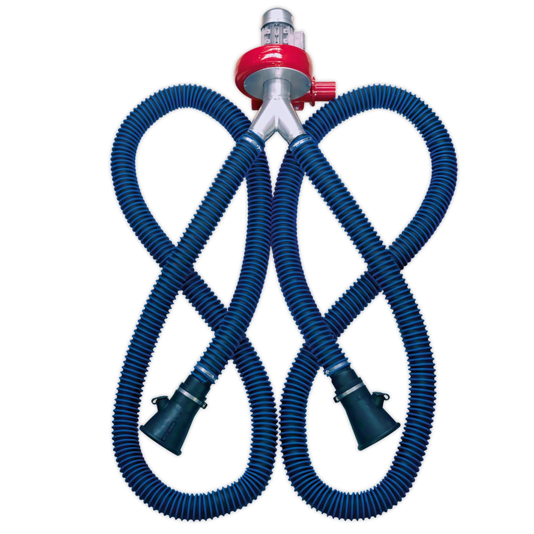 Sealey Exhaust Fume Extraction System 230V - 370W - Twin Duct