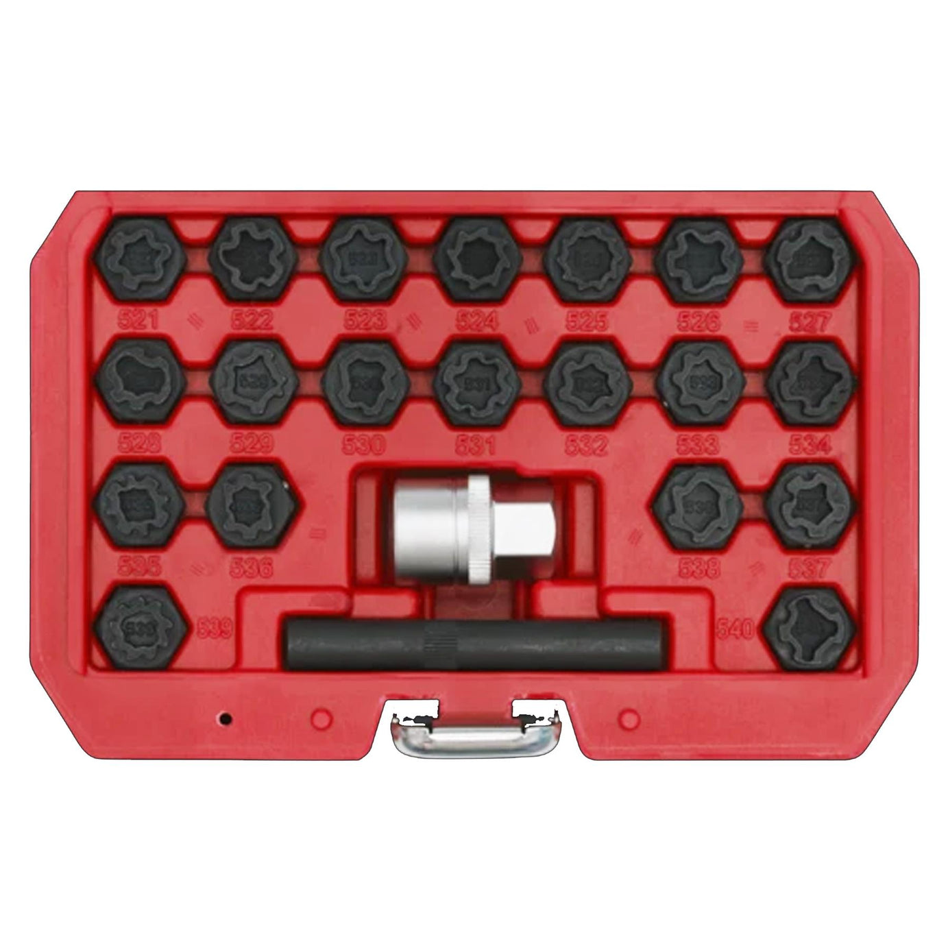 Sealey Locking Wheel Nut Key Set 22pc - VAG