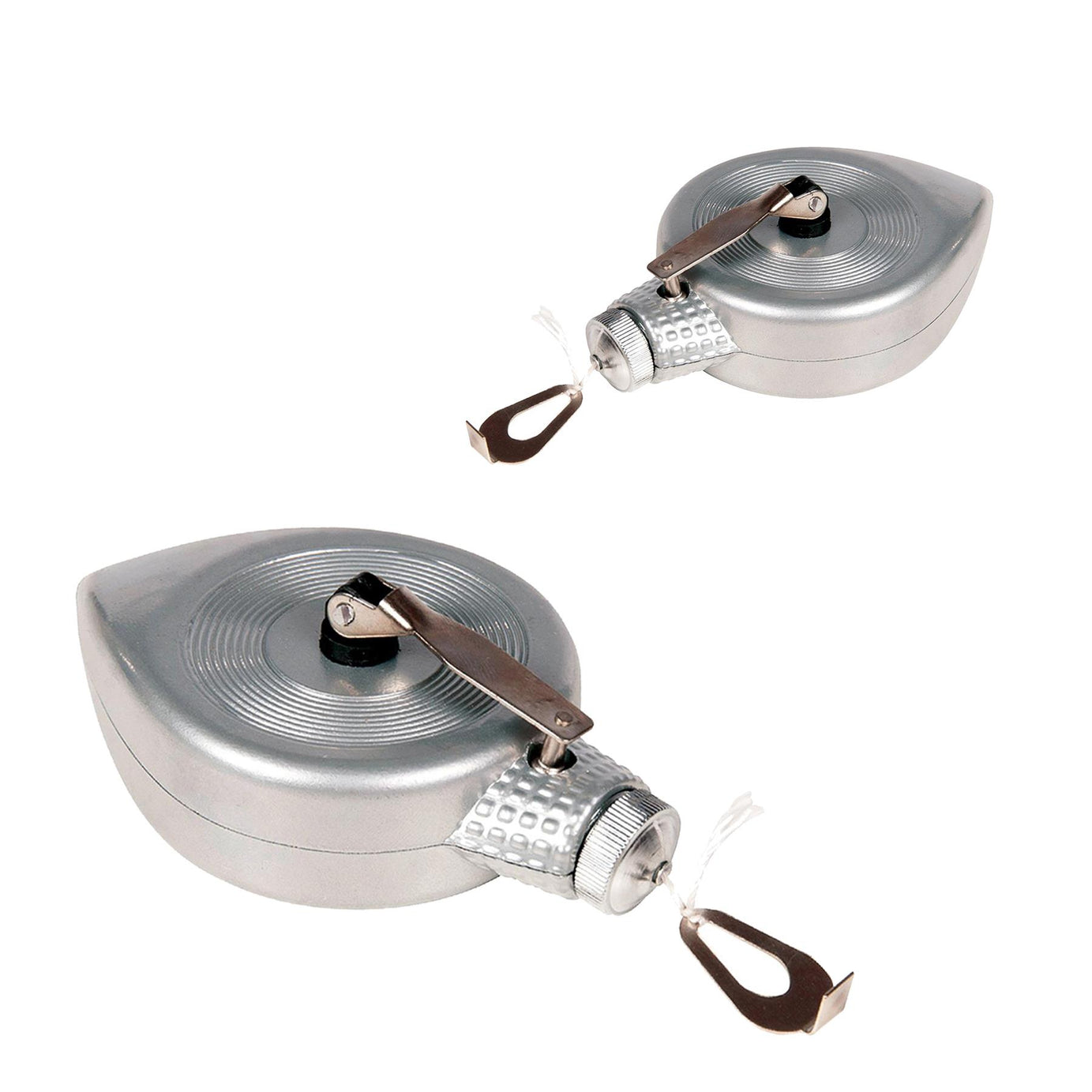 Metal Chalk Line Reel Plumb Bob Lightweight Durable Aluminium 30 metre