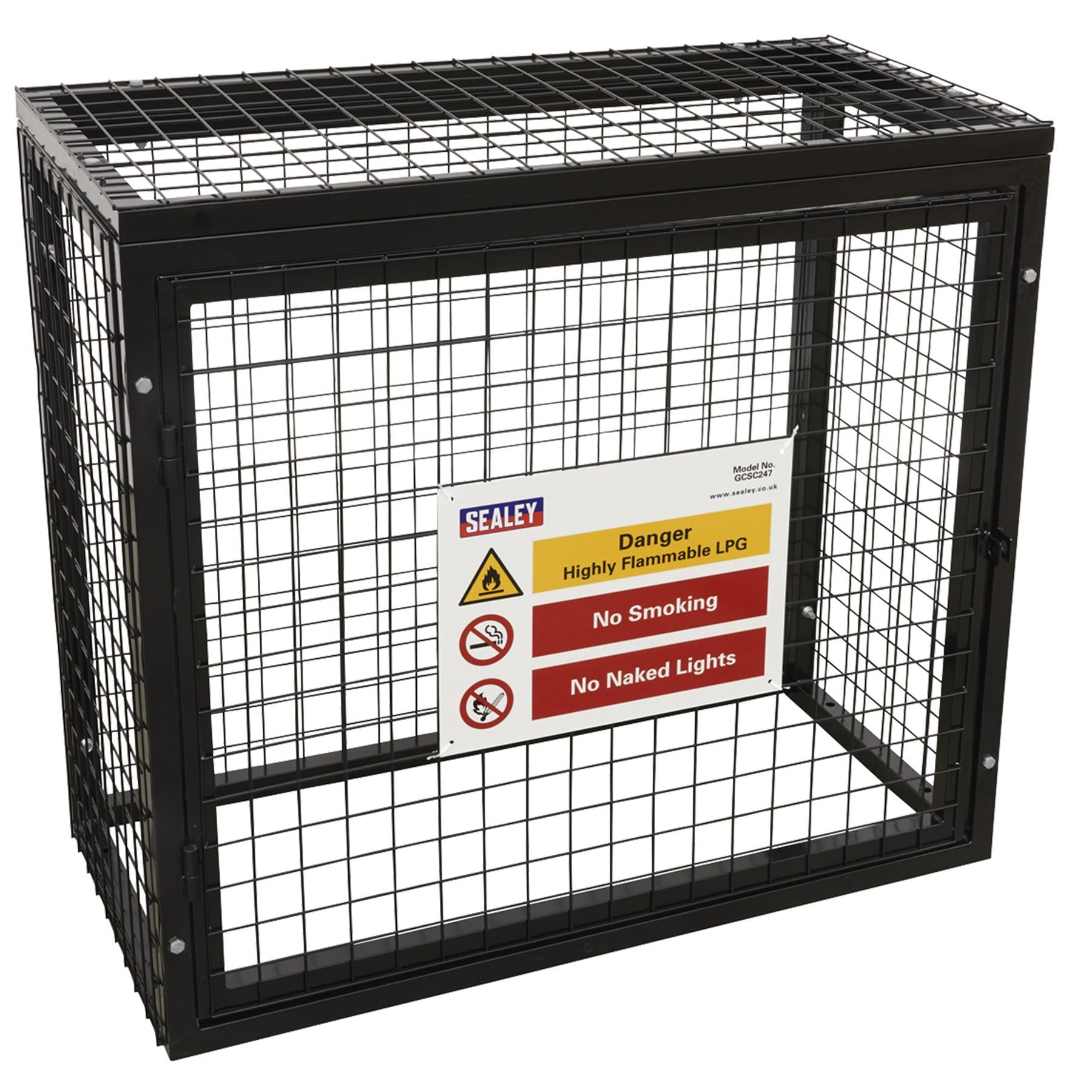 Sealey Safety Cage - 2 x 47kg Gas Cylinders