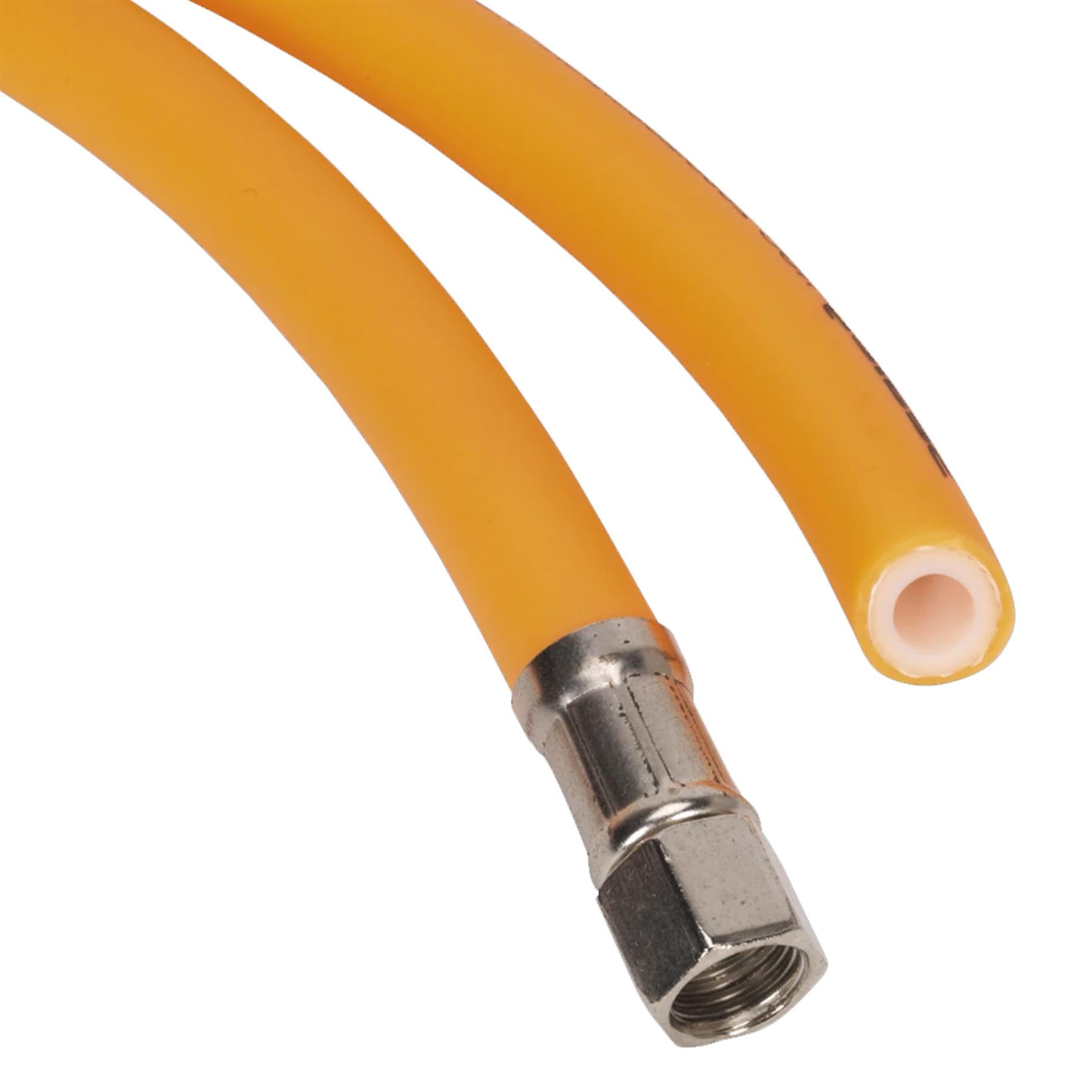 Sealey Air Hose 15m x �8mm Hybrid High-Visibility 1/4"BSP Unions