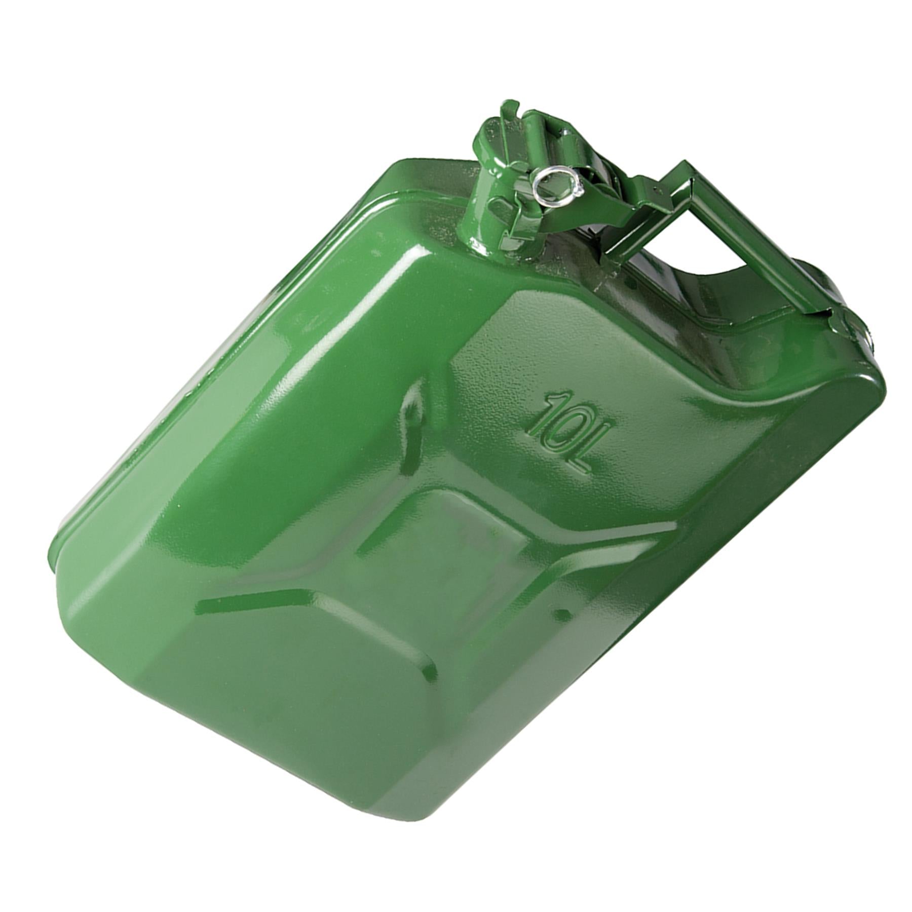 Jerry Can 10Ltr Strong Metal Durable Mechanic Garage Emergency Military Camping