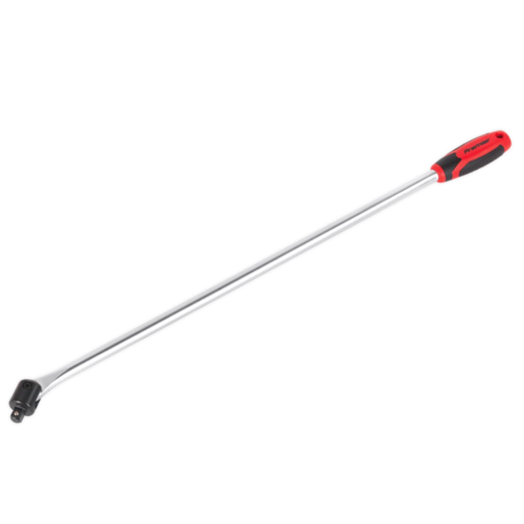Sealey Premier Breaker Bar 750mm 1/2" Drive Flexible Head Knuckle Power Bar
