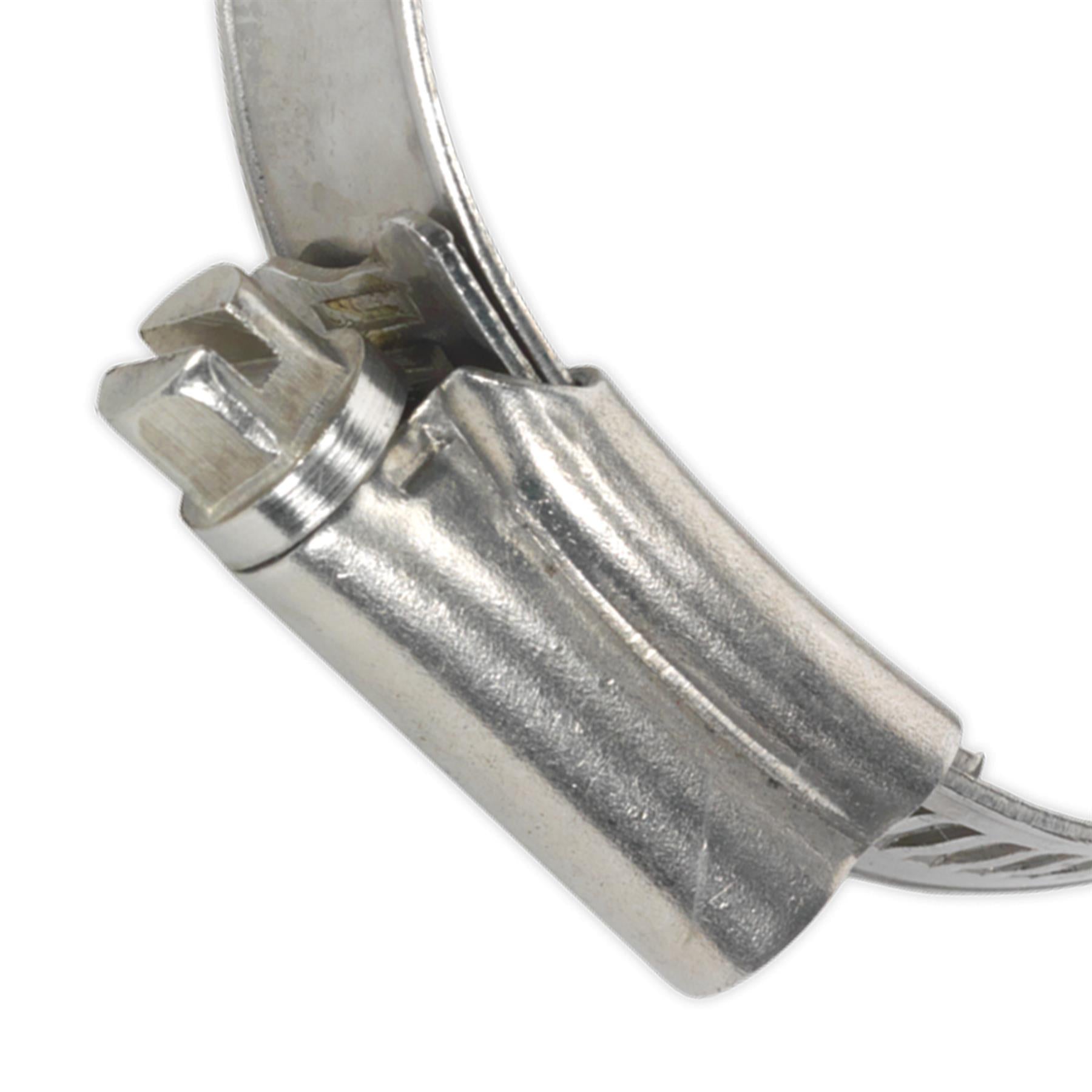 Sealey Hose Clip Stainless Steel 38-57mm Pack of 10