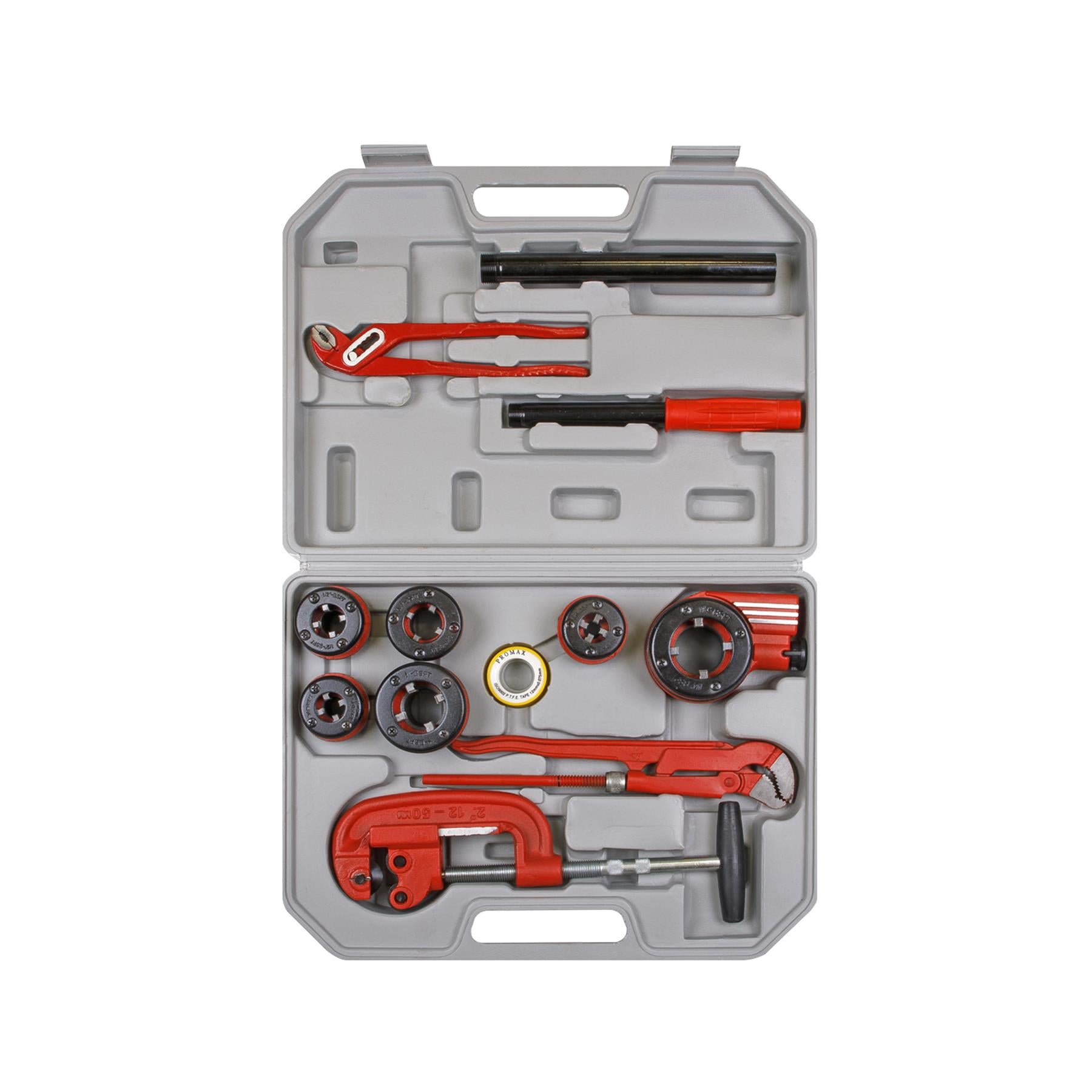 Sealey Pipe Threading Kit 1/4" - 1-1/4"BSPT Lightweight Fast Interchange