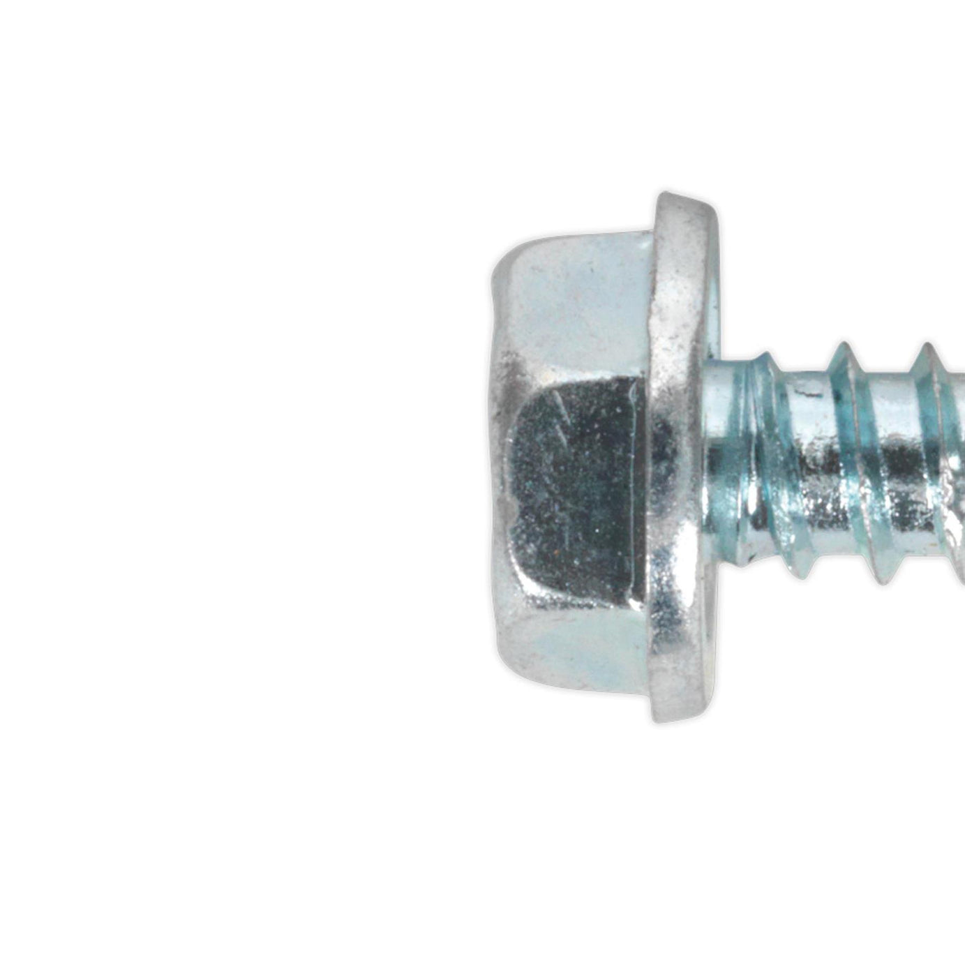 Sealey Self Drilling Screw 4.8 x 13mm Hex Head Zinc Pack of 100