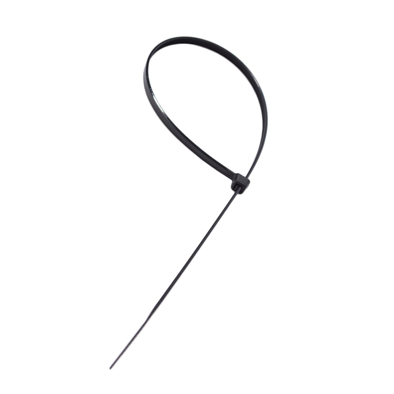 BlueSpot Cable Ties Black Releasable SelfLocking Ties 50Pce 4.8mm x 350mm