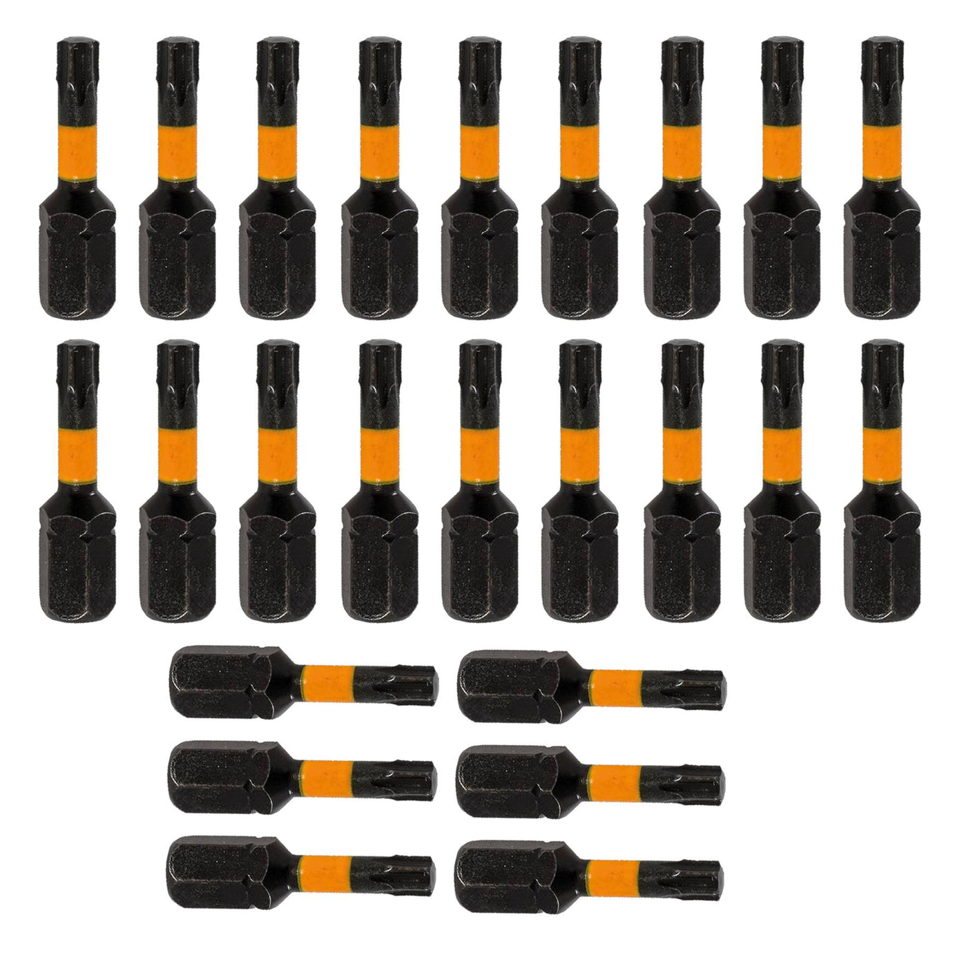 Torx Screwdriver Impact Bit T20 High Torque Premium S2 Steel Drills Drivers 25pk