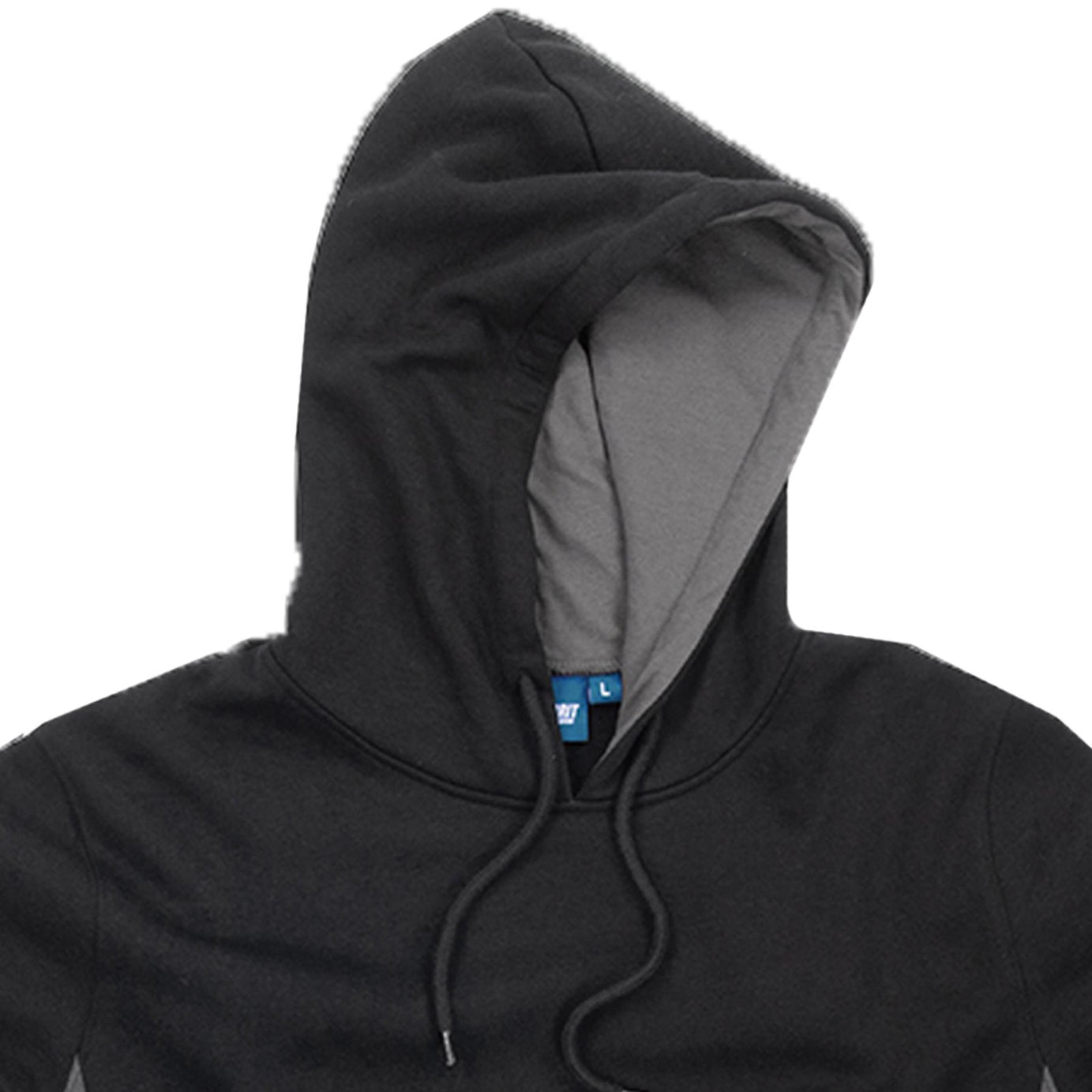 Tough Grit 2-Tone Trade Tech Windproof Hoodie Black/Charcoal M