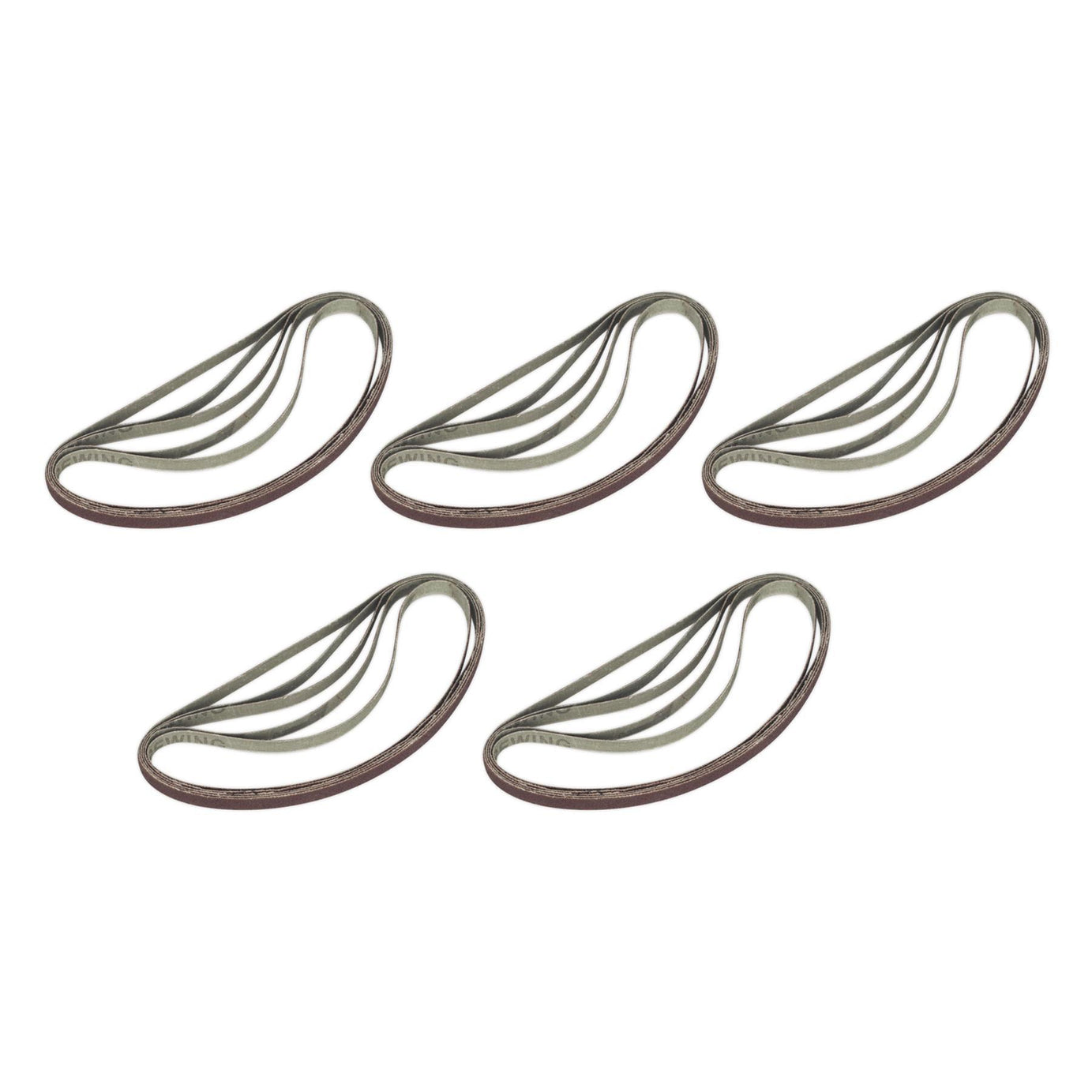 Sealey -SBS35/B60GN Sanding Belt 8 x 456mm 60Grit Pack of 5