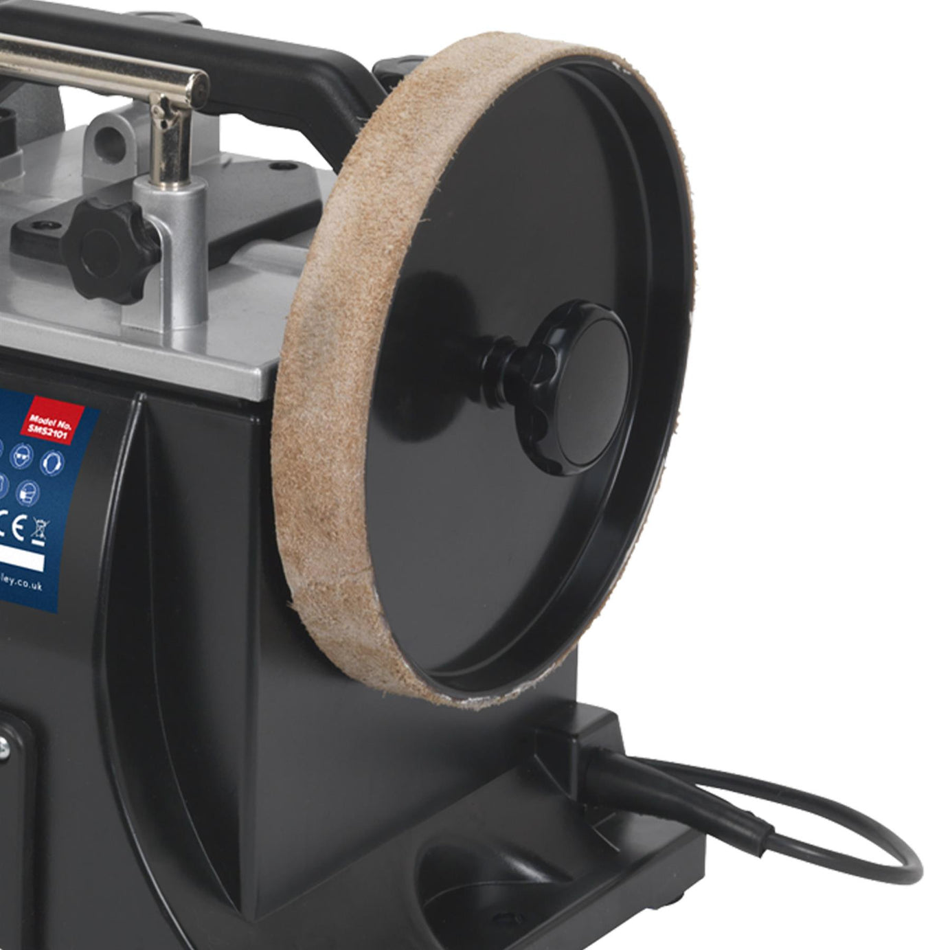 Sealey Sharpener 200mm with Honing Wheel For HSS tools