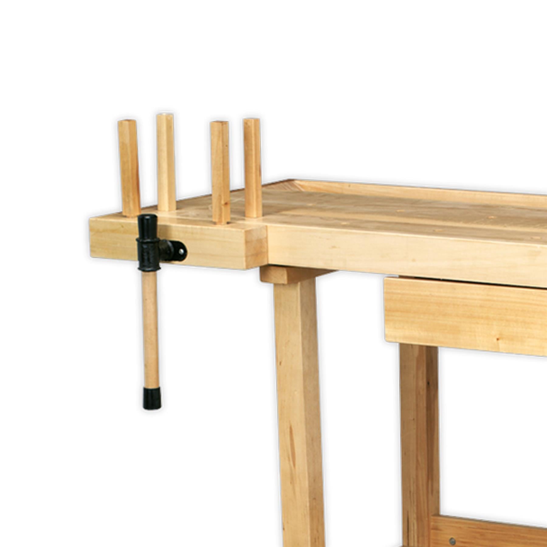 Sealey Woodworking Bench 1.52m Birchwood With Varnished Finish