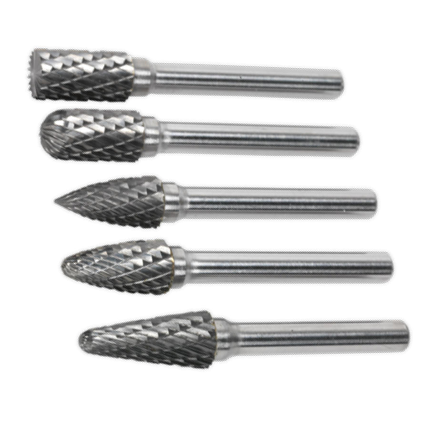 Sealey Tungsten Carbide Rotary Burr Set 5pc