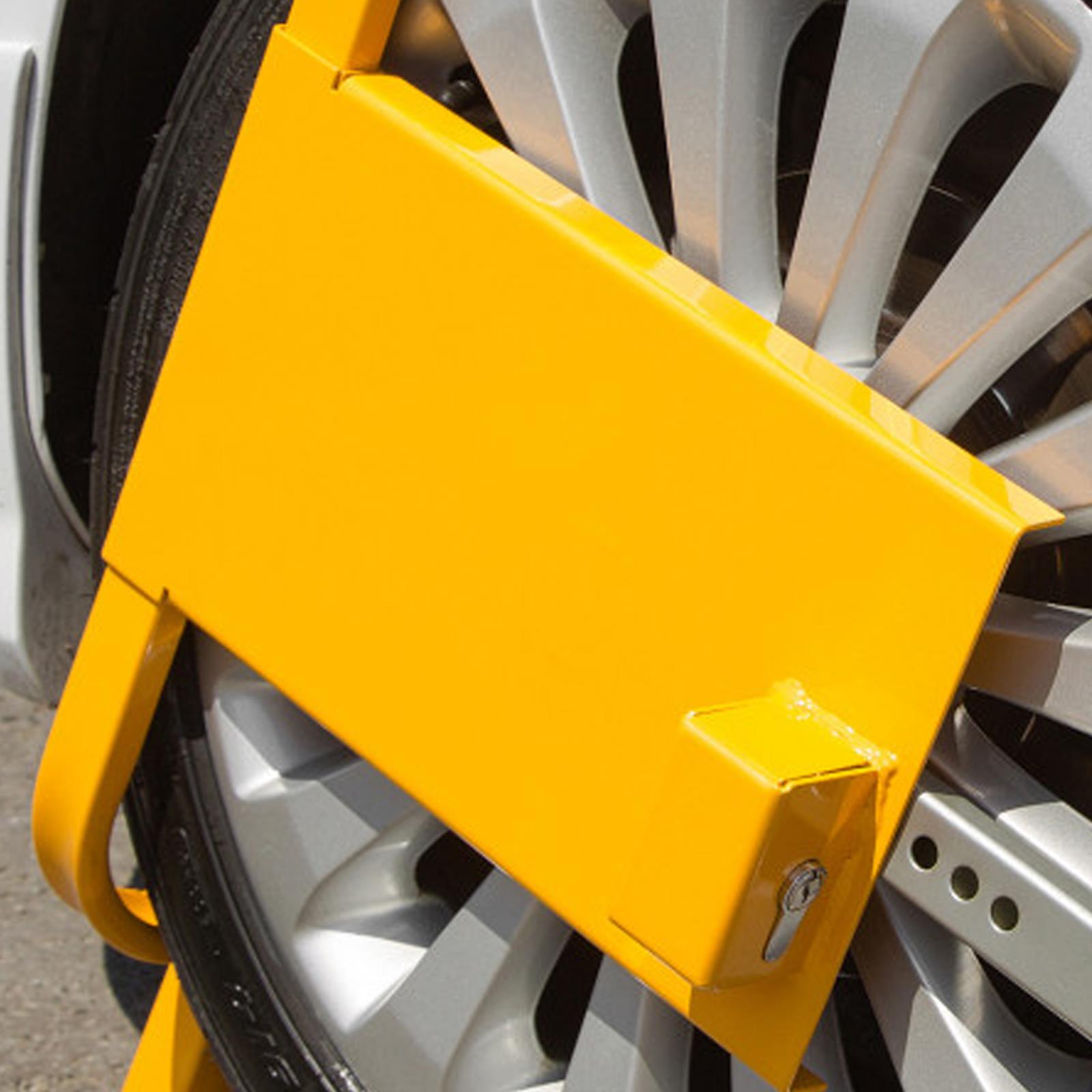 Heavy Duty Wheel Lock Security Clamp Car Van Caravan Motorhome BlueSpot 2 Keys