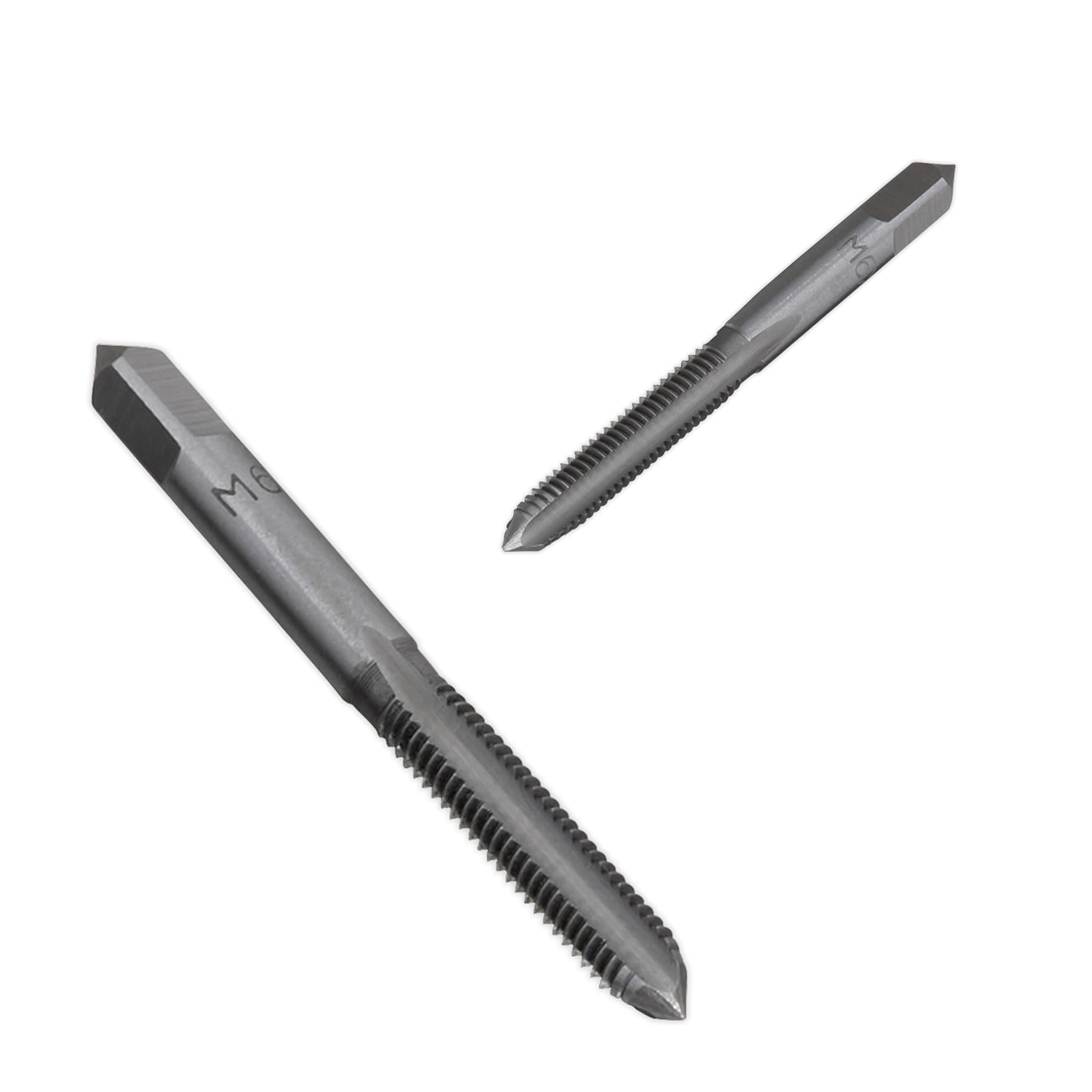 Sealey High Quality Tap Set 2pc (Taper & Plug) M6 x 1mm