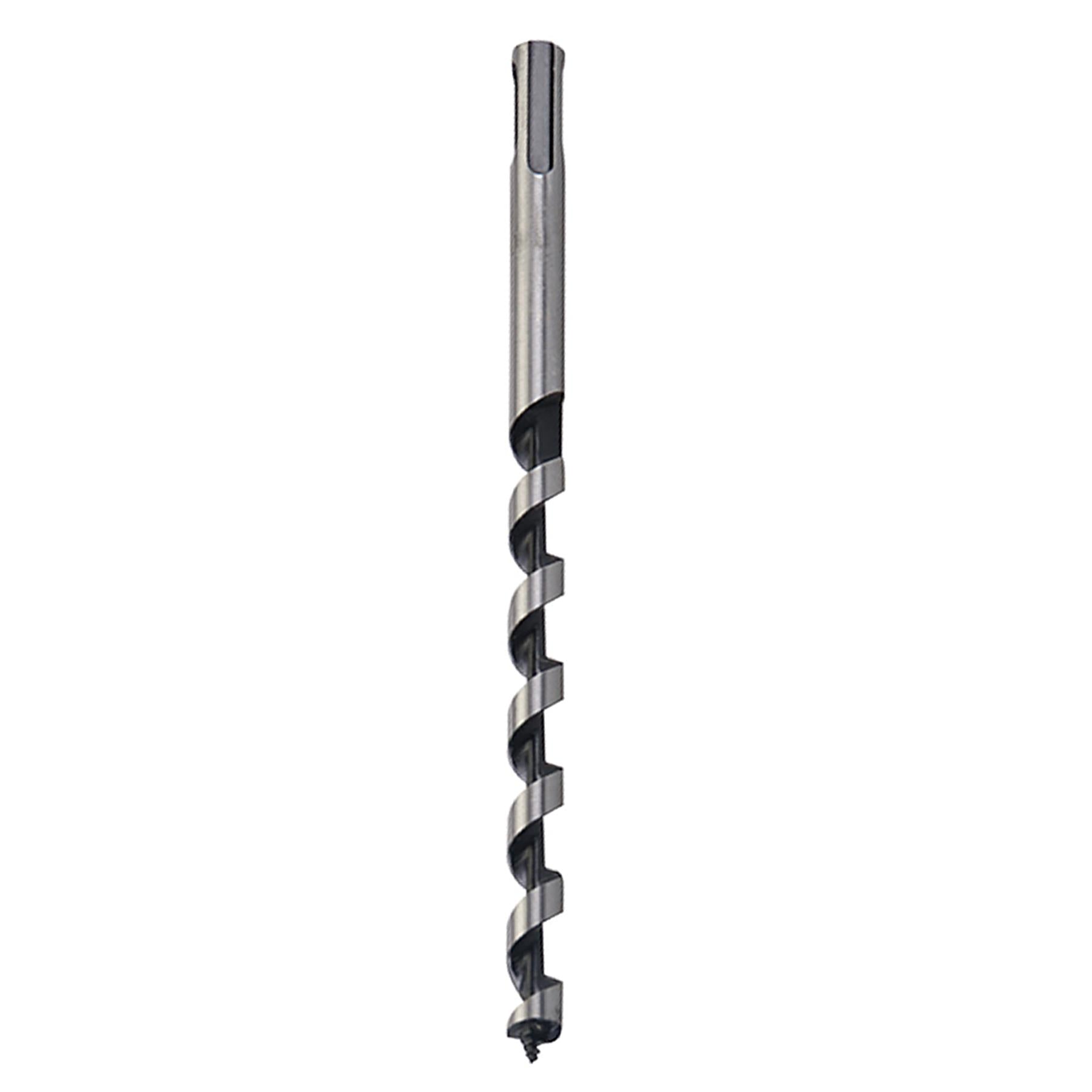 SDS Plus Auger Bit Set 5pce 10-25mm Hex Shank Spiral Point Drilling Holes