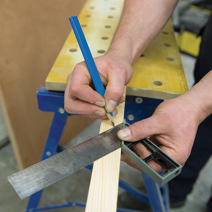 Carpenters Pencils and free Sharpener - Set of 13 joiners wood work