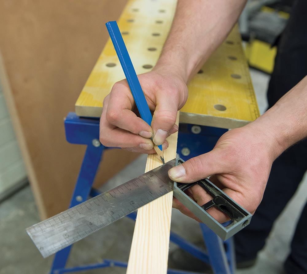 Carpenters Pencils and free Sharpener - Set of 13 joiners wood work