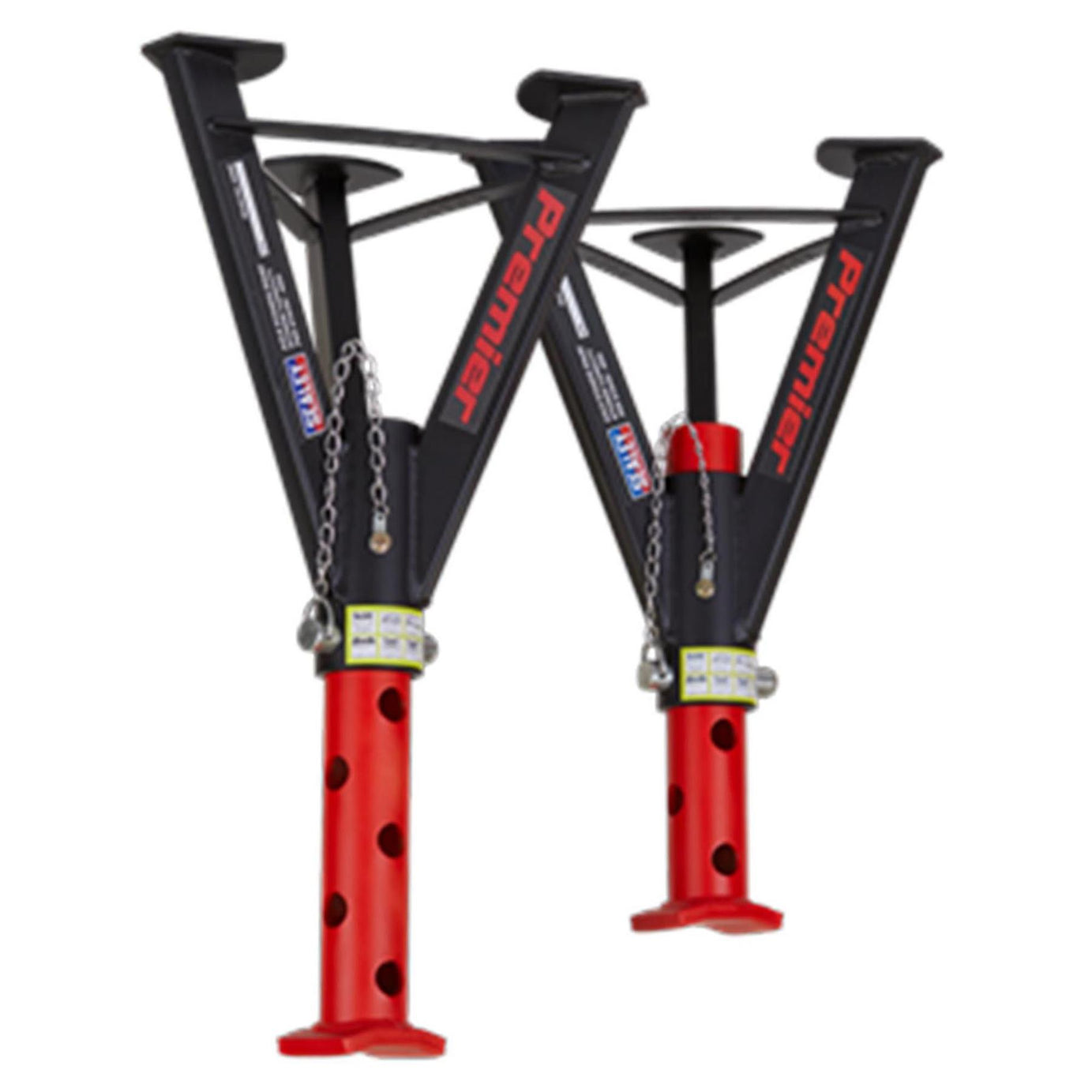 Sealey Axle Stands (Pair) 6tonne Capacity per Stand - Red