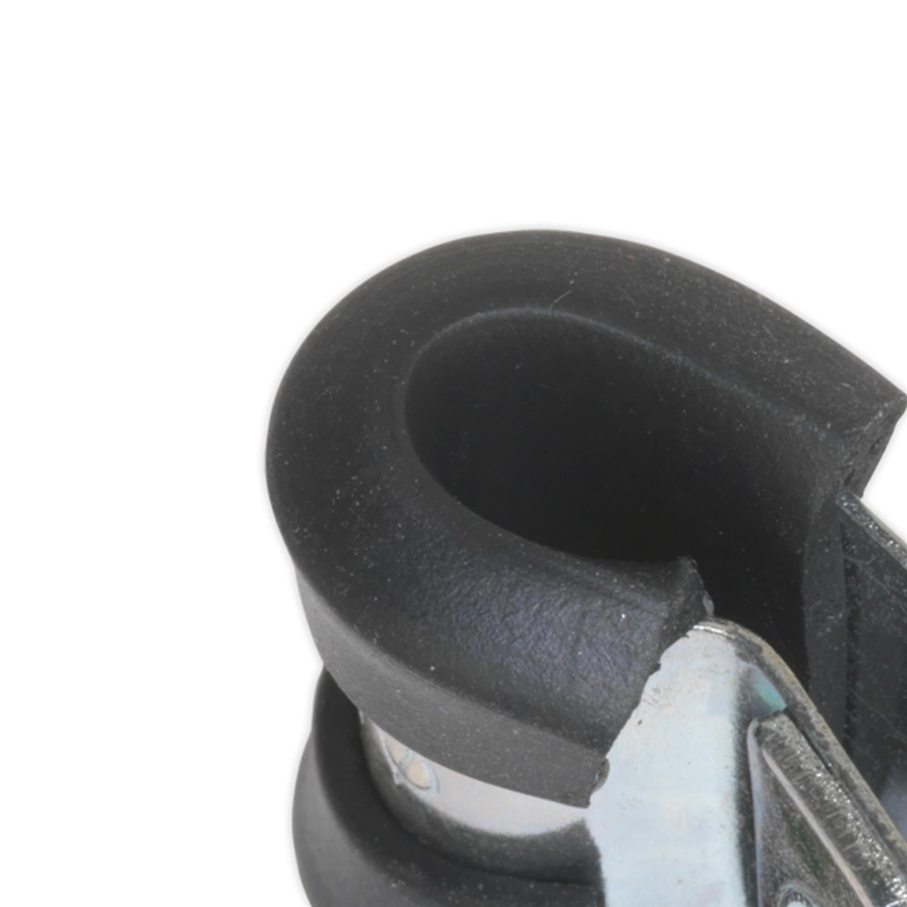 Sealey P-Clip Rubber Lined 10mm Pack of 25