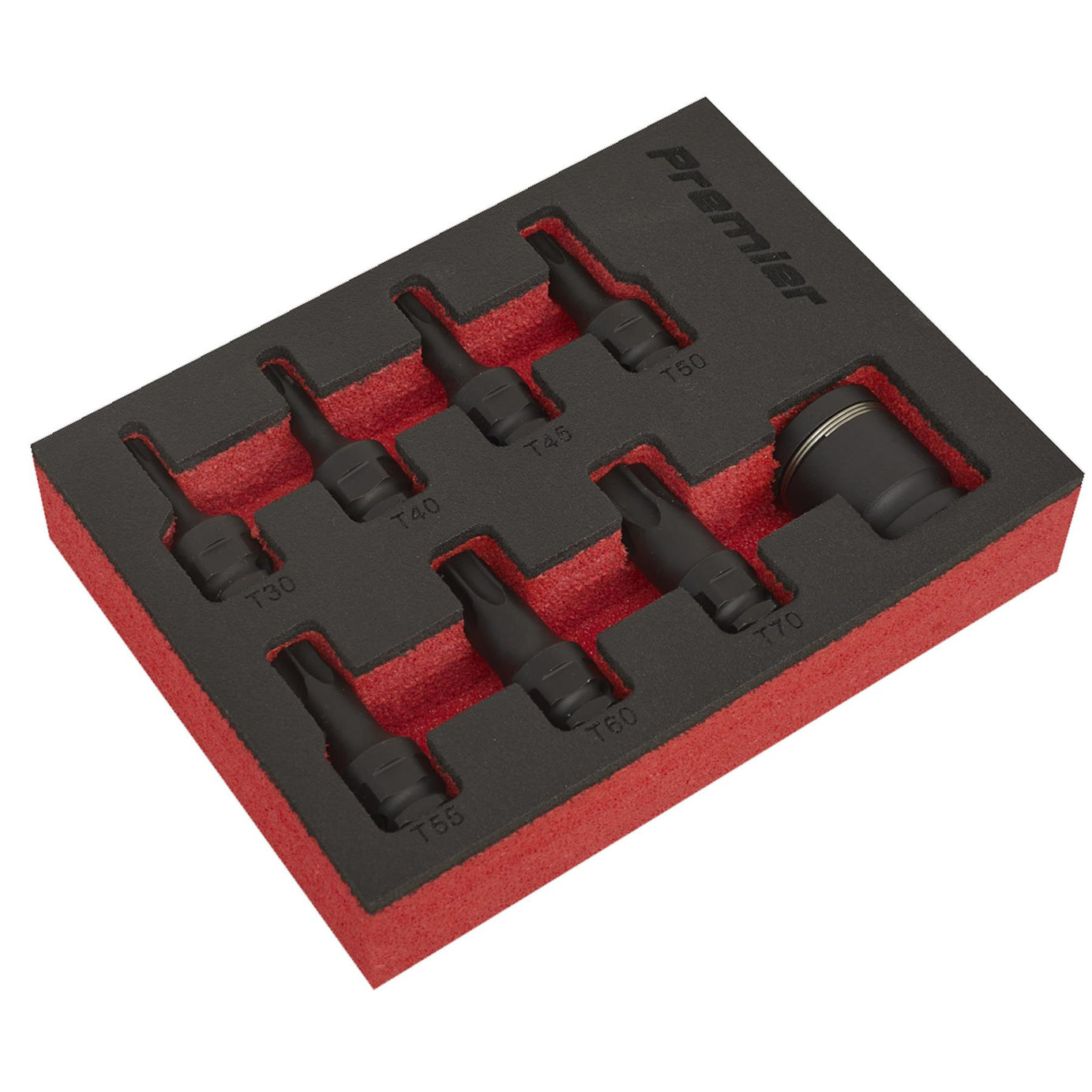 Sealey Impact TRX-Star* Socket Bit Set 8pc 3/8"Sq Drive