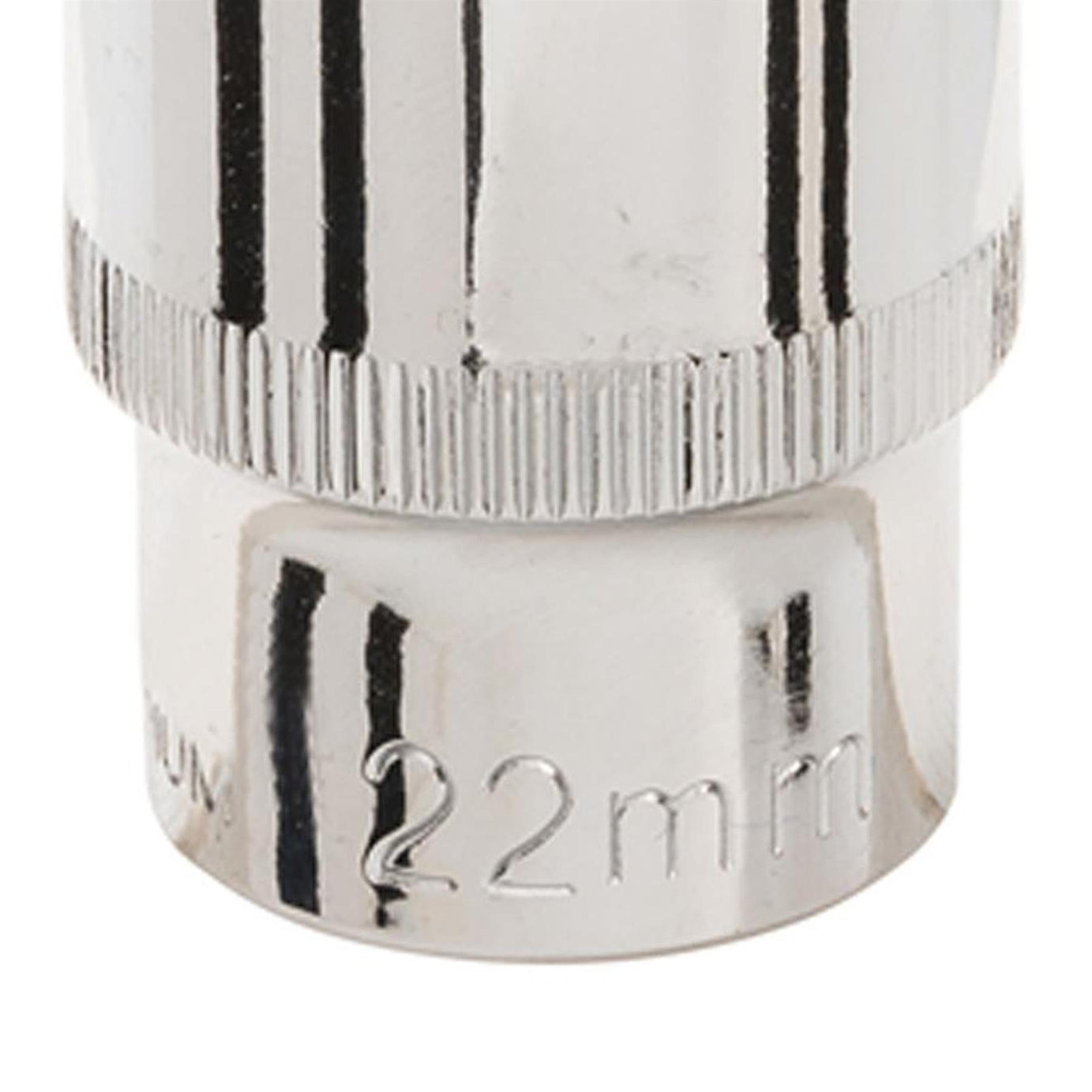 Socket 1/2" Drive Metric Hex Square 22mm Individual Hex Polished Crv Quality