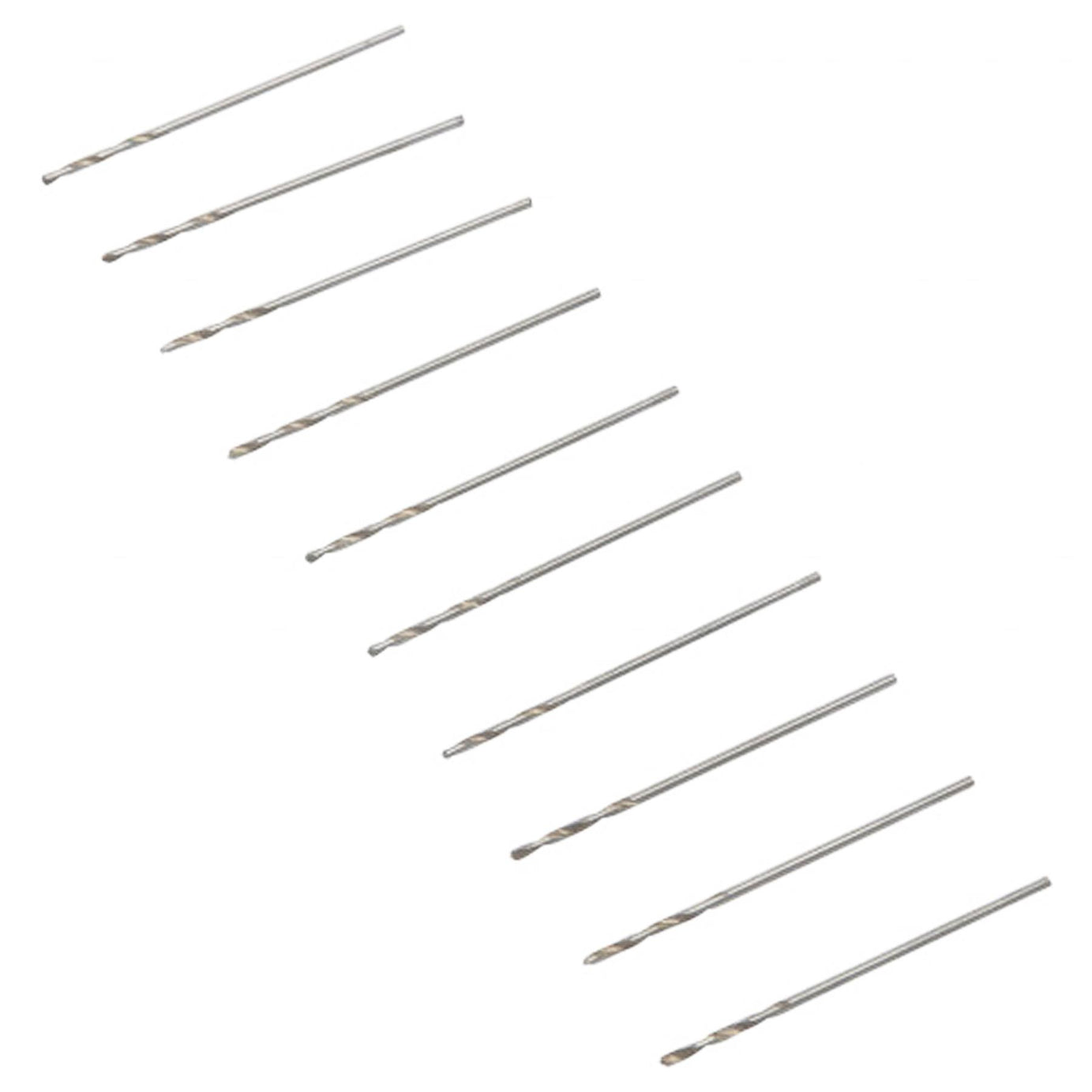 BlueSpot Metal HSS Metric Drill Bits set 10 PCE 1mm For Steel & Wood
