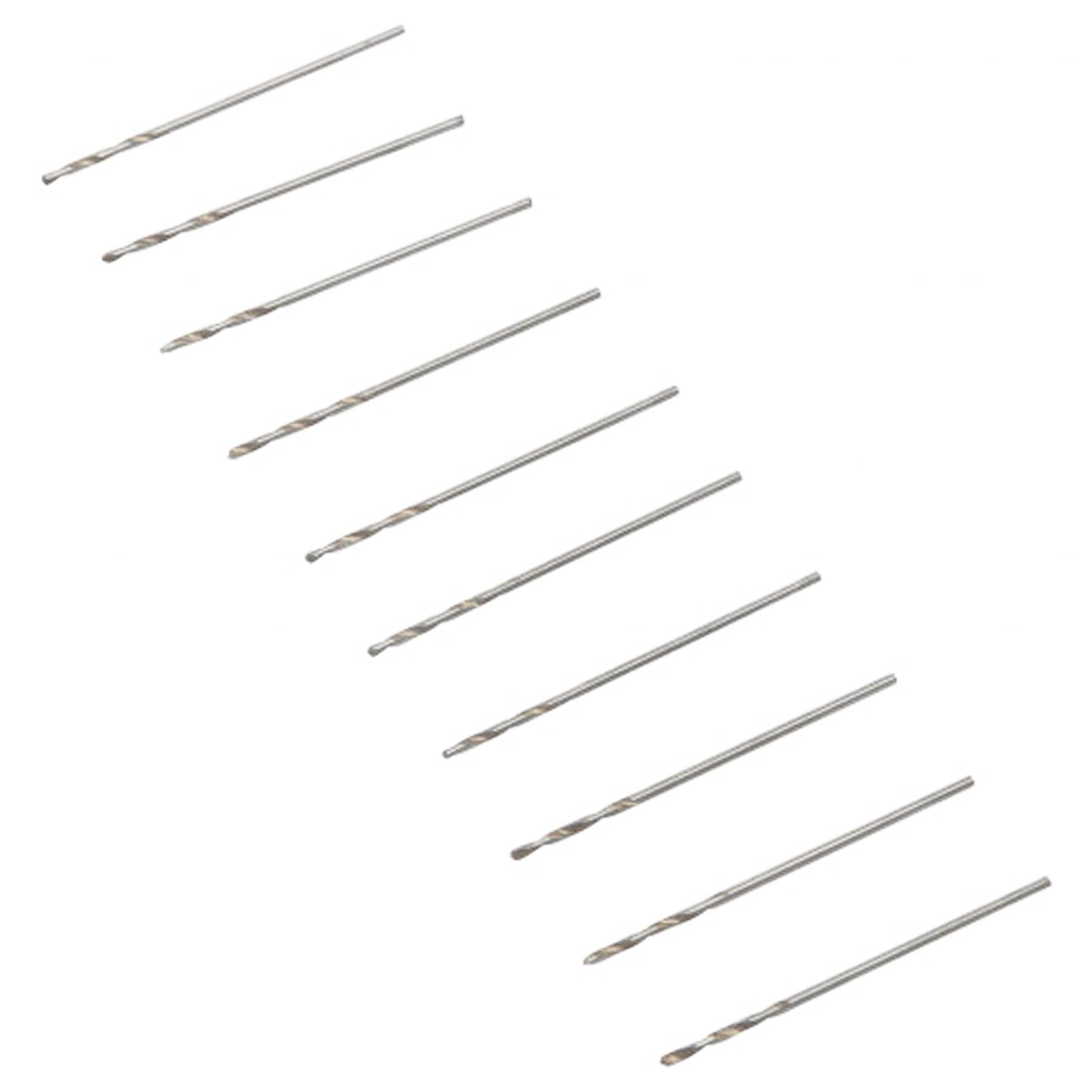 BlueSpot Metal HSS Metric Drill Bits set 10 PCE 1mm For Steel & Wood