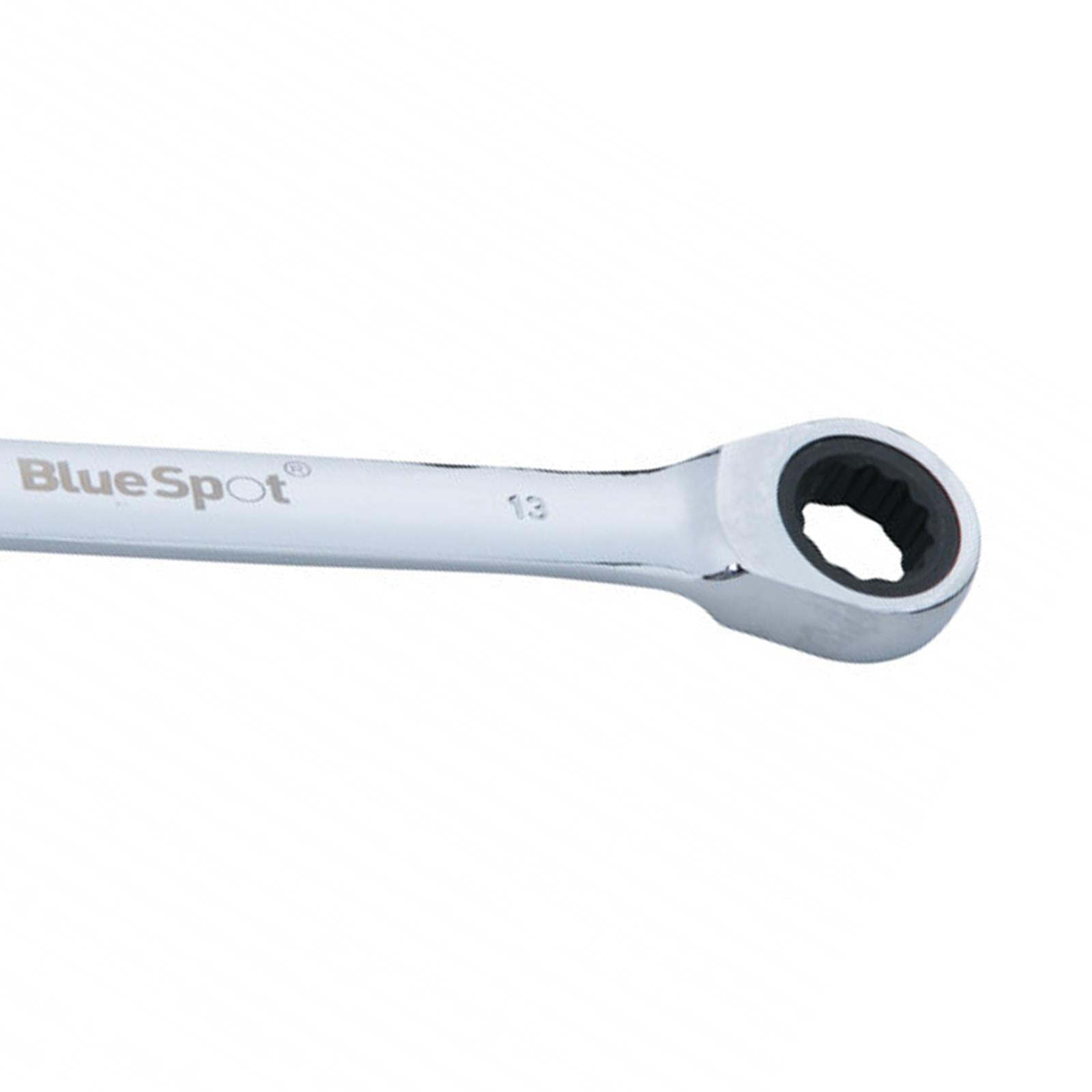 BlueSpot Professional 13mm Fixed Head Ratchet Spanner Ratcheting Ring Head Metric Tool