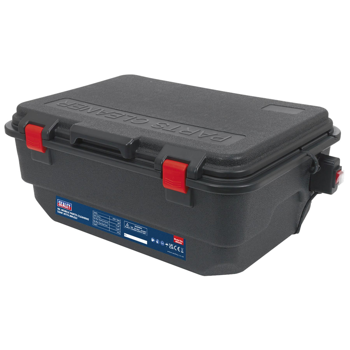 Sealey Mobile Parts Cleaning Tank with Brush