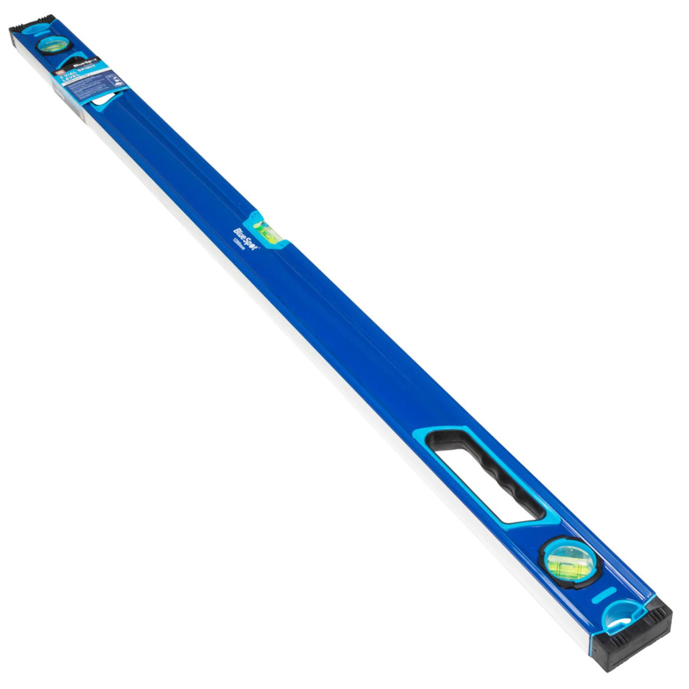 BlueSpot Spirit Level 1200mm 4Ft 48in 120cm 3 Vial Shockproof Levels