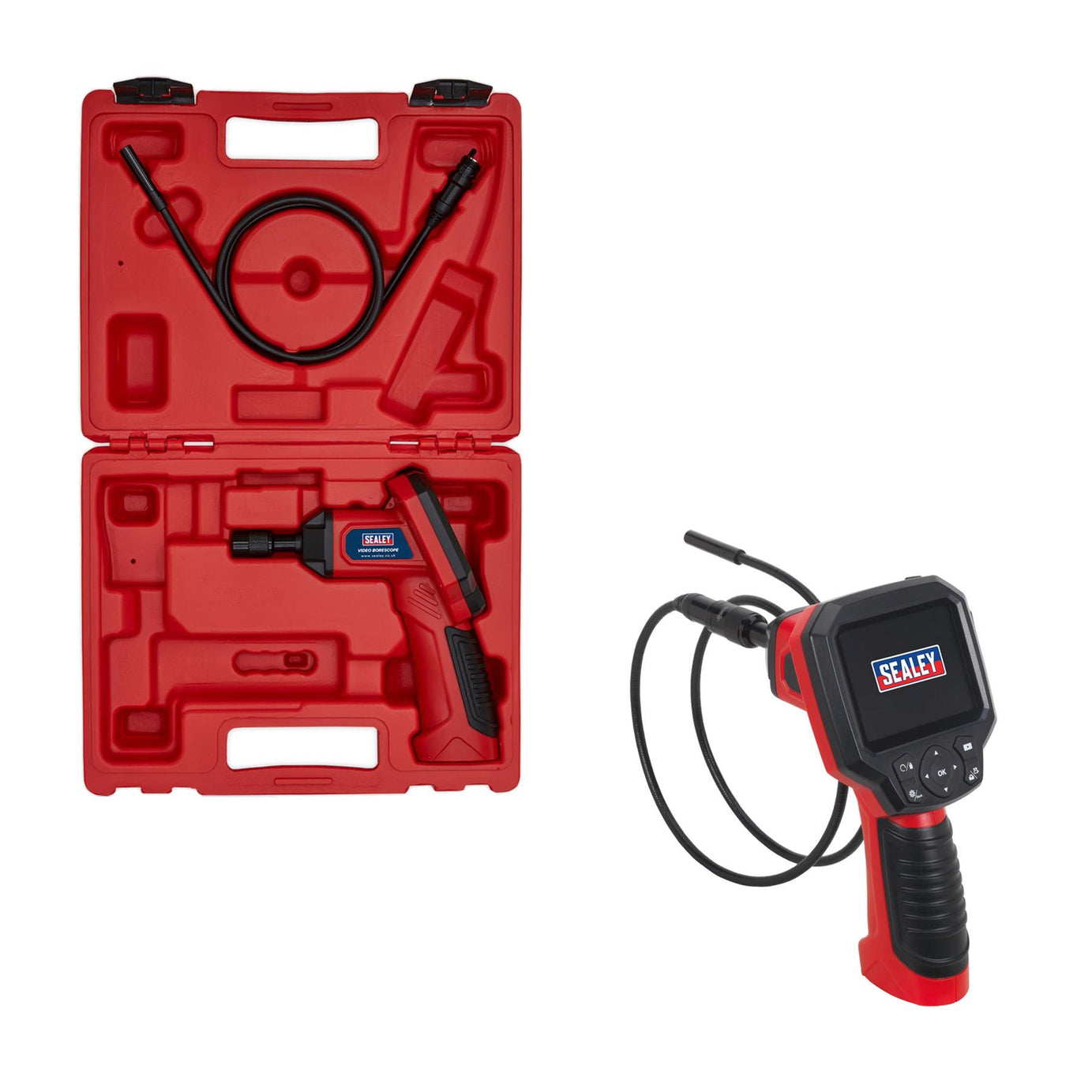 Sealey Video Borescope 9mm Camera High Performance Pistol Grip