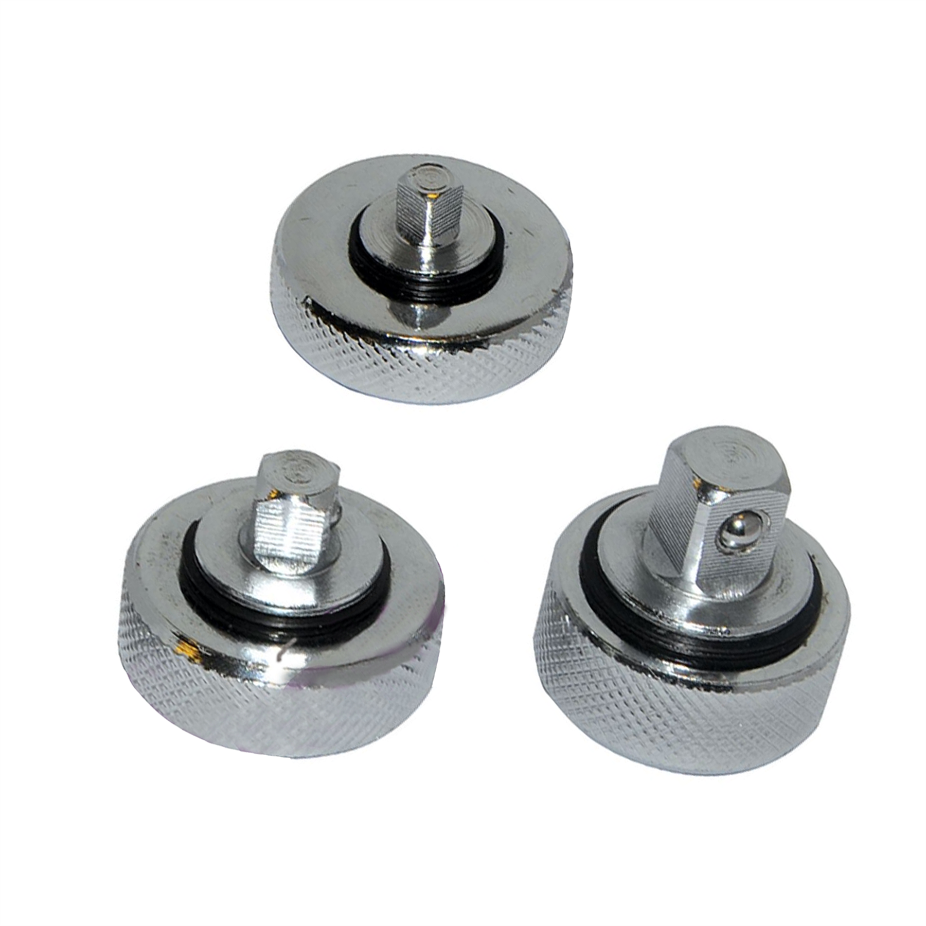 Palm Ratchet Set 3Pc 1/4, 3/8 & 1/2" Drop Forged Tempered Chrome Alloy Steel
