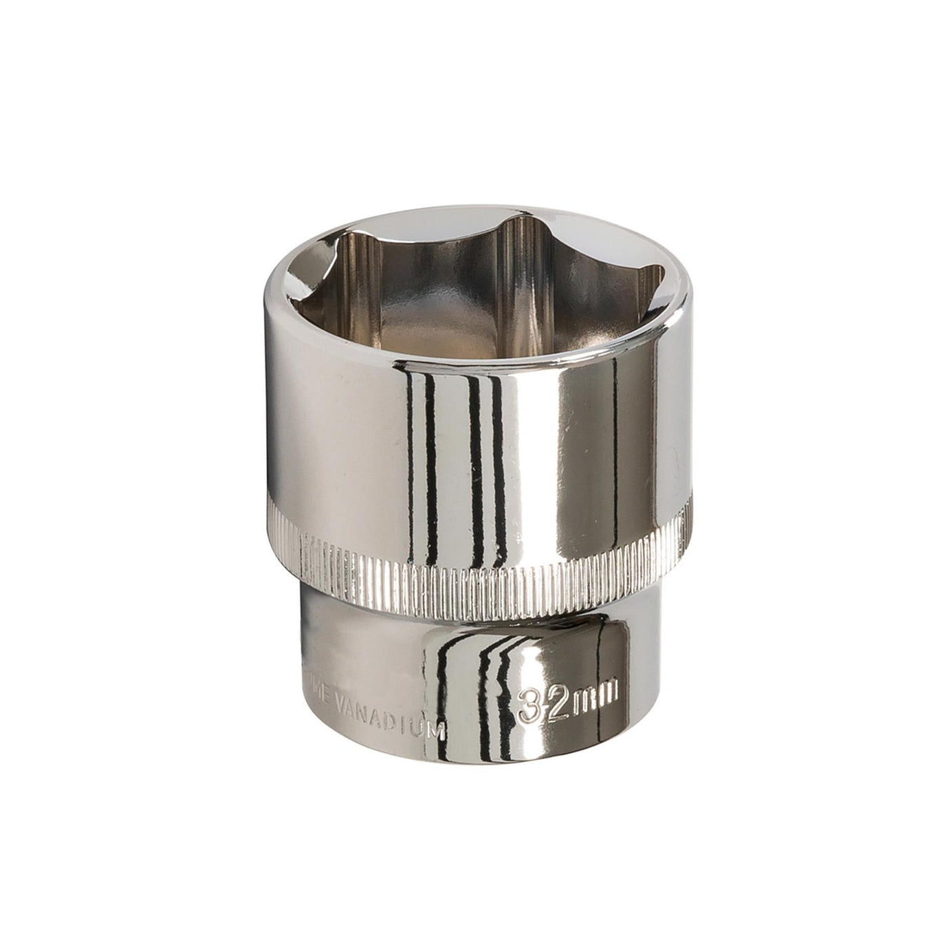 Socket 1/2" Drive Metric Hex Square 32mm Individual Hex Polished Crv Quality