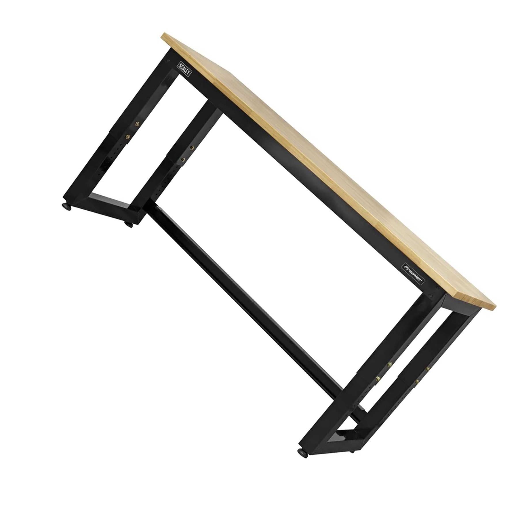 Sealey Steel Adjustable Workbench with Stainless Steel Worktop 1830mm - Heavy-Duty
