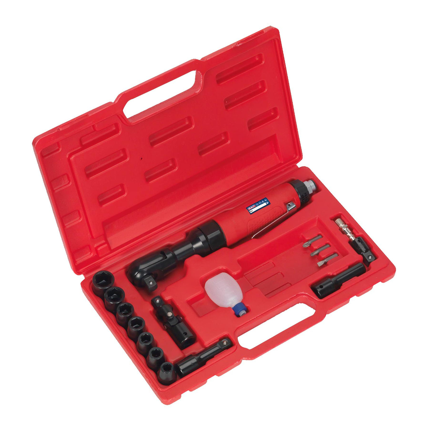 Sealey Air Ratchet Wrench Kit 1/2"Sq Drive