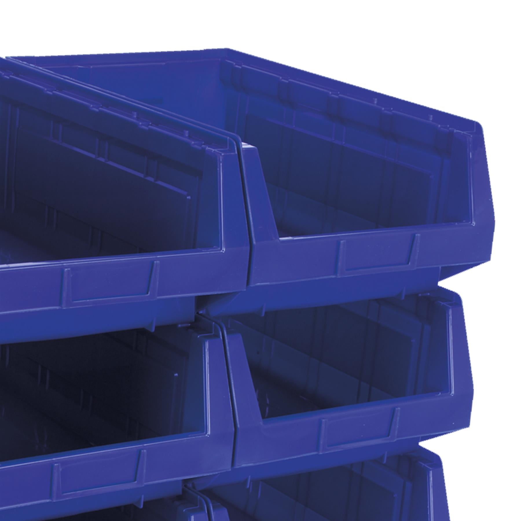 Sealey Plastic Storage Bin 310 x 500 x 190mm - Blue Pack of 6