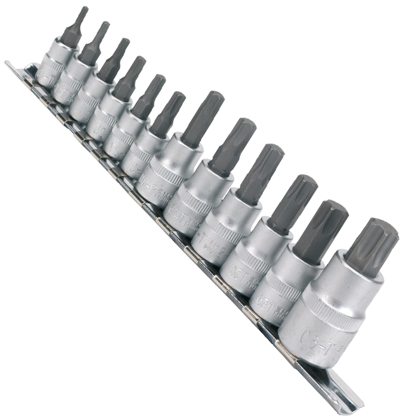 Sealey TRX-Star* Socket Bit Set 12pc 1/4", 3/8" & 1/2"Sq Drive