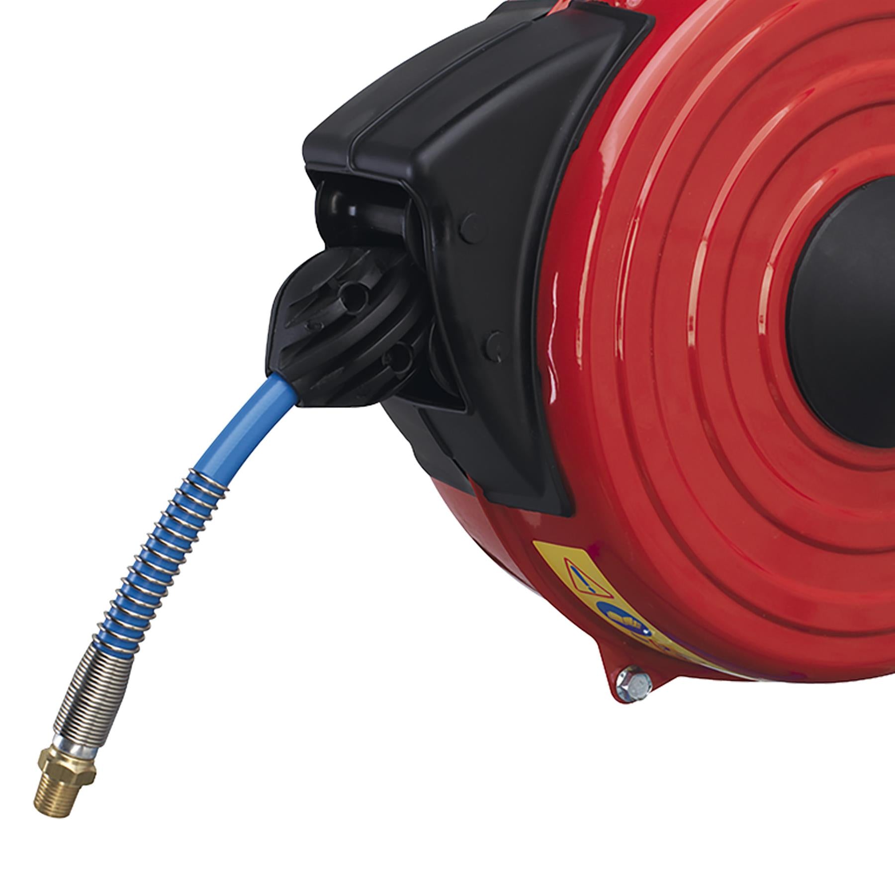 Sealey Retractable Air Hose Reel 12m 8mm ID TPU Hose