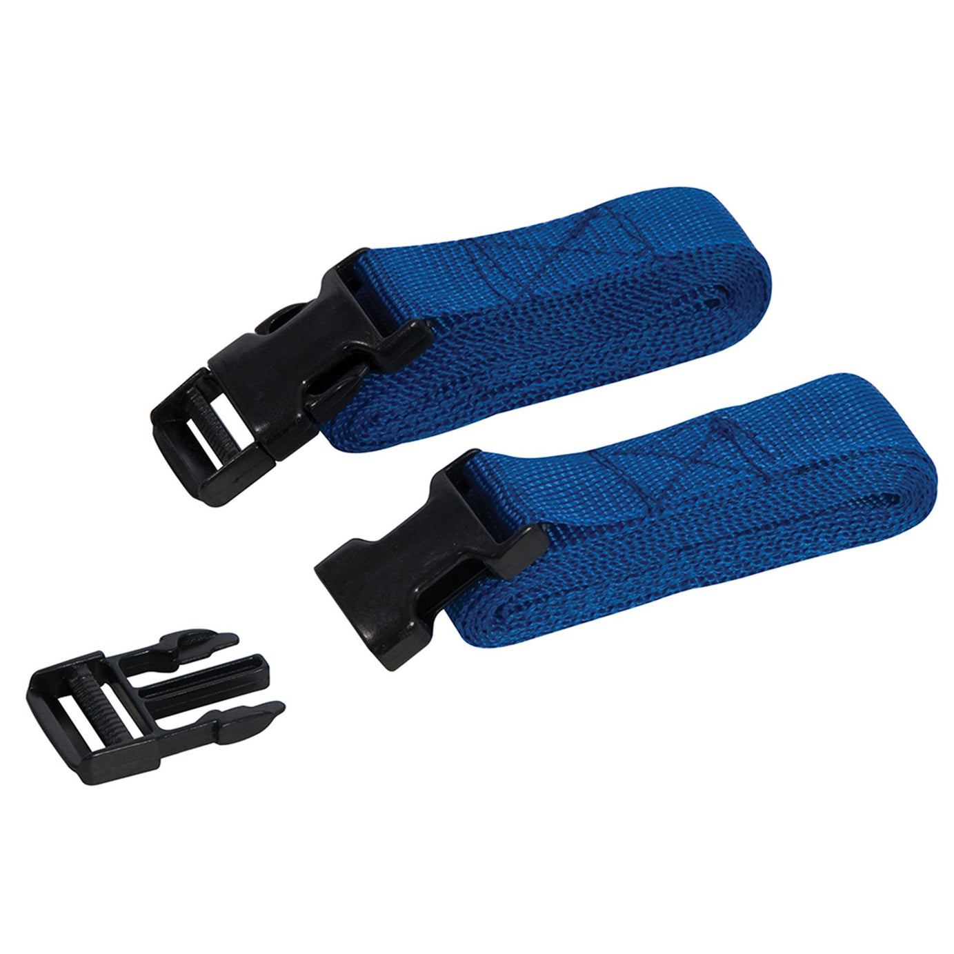 2Pk Clip Buckle Straps 2M X 25mm With Plastic Clip Buckles Tough Brand New