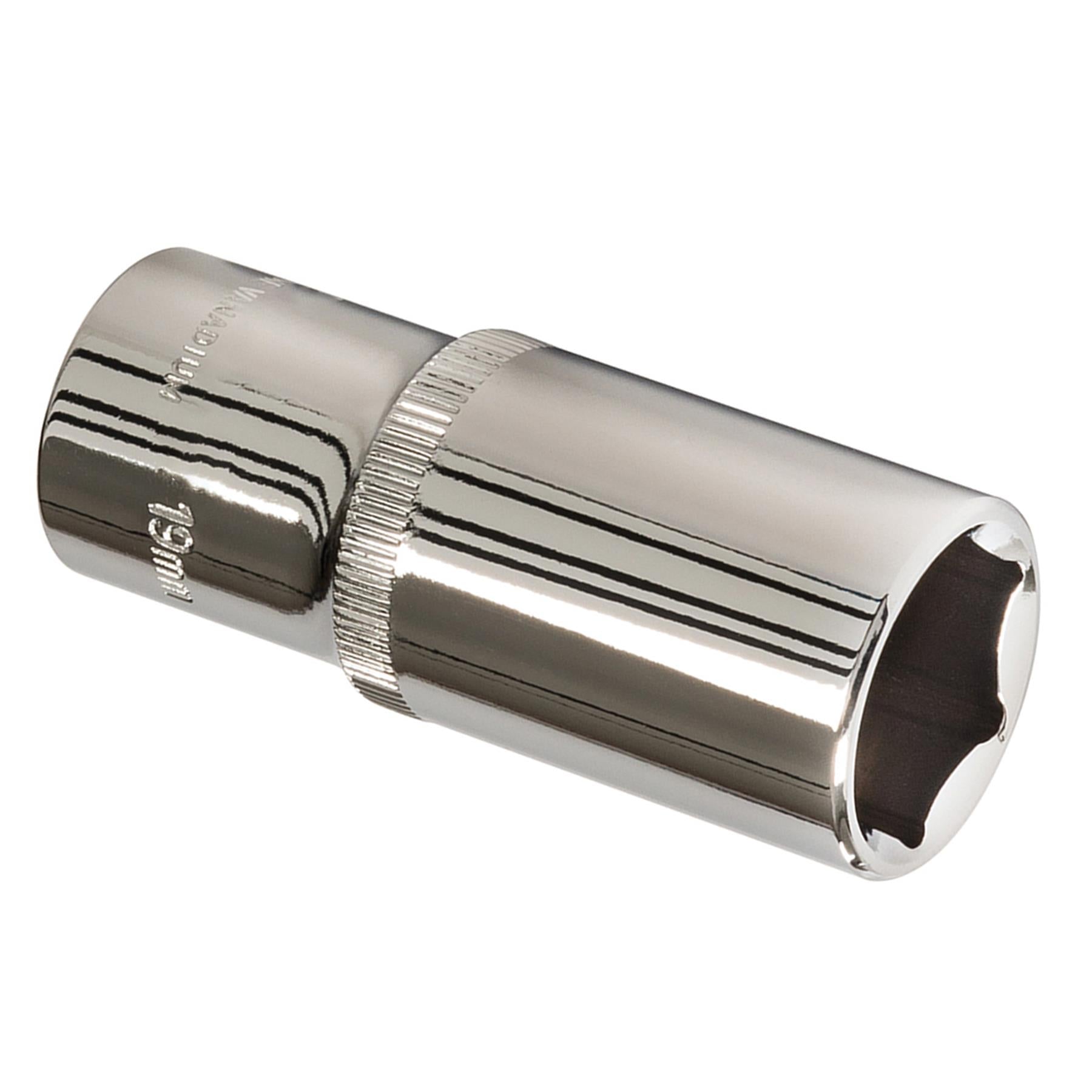 Deep Socket 3/8" Drive 6pt Metric 6 Point Hex Corrotion Resistant Socket 19mm