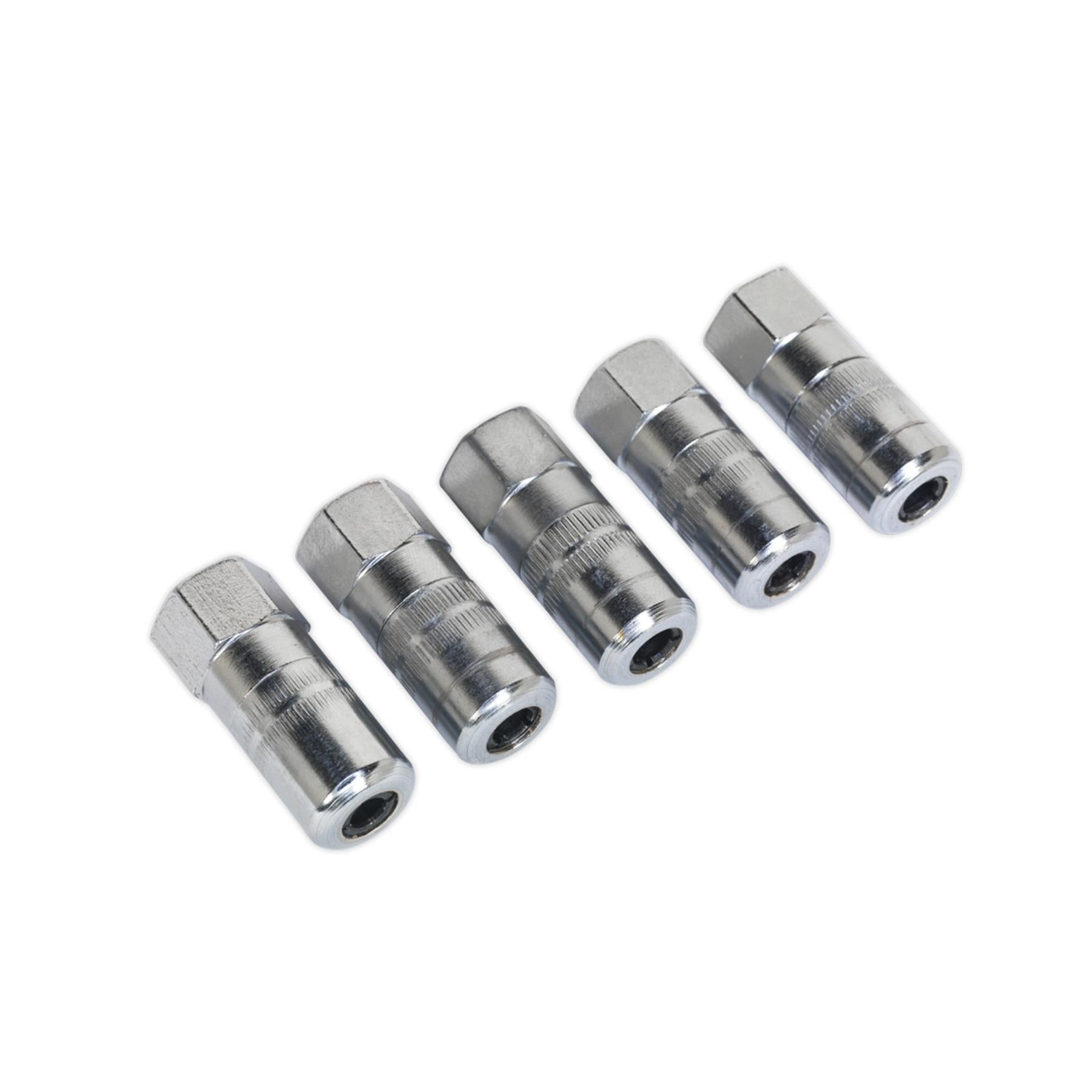 Sealey Hydraulic Connector 4-Jaw Heavy-Duty 1/8"BSP Pack of 5