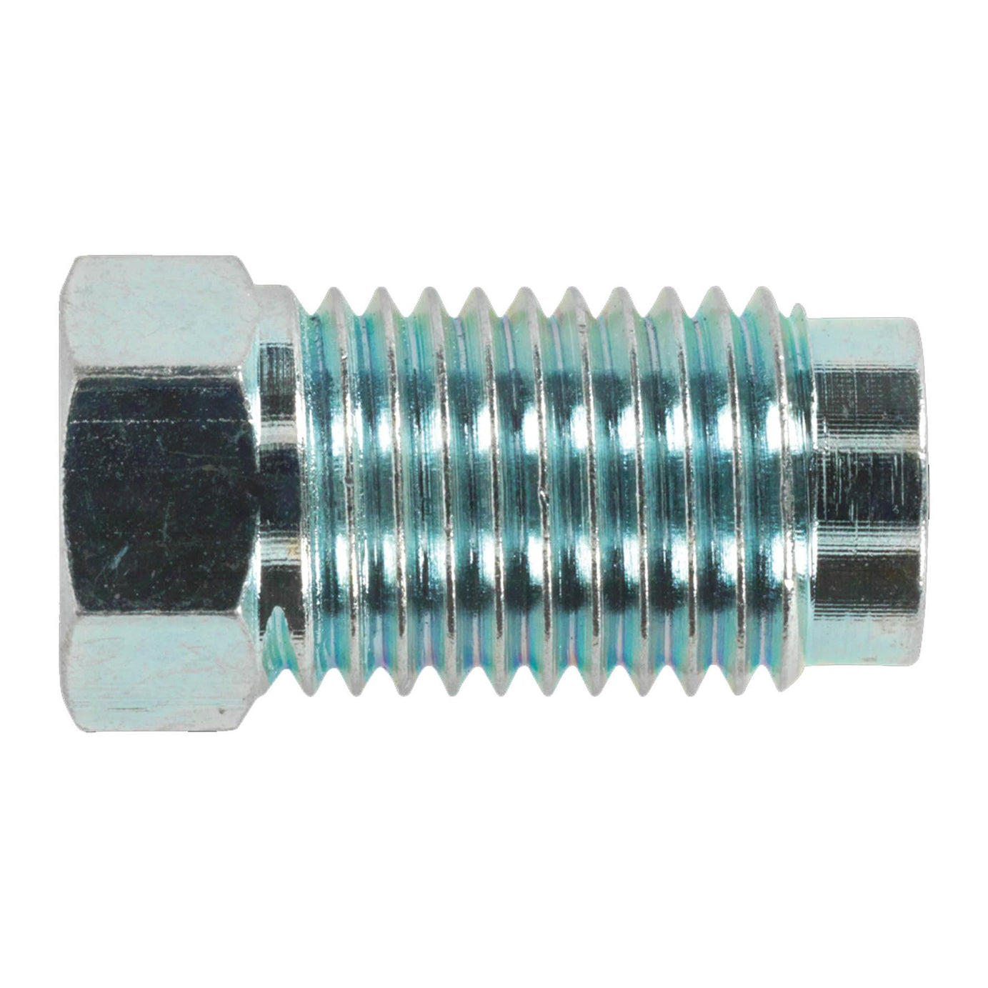 Sealey Brake Pipe Nut 7/16"UNFx20tpi Male 1/4" Pipe SAE Pk of 10